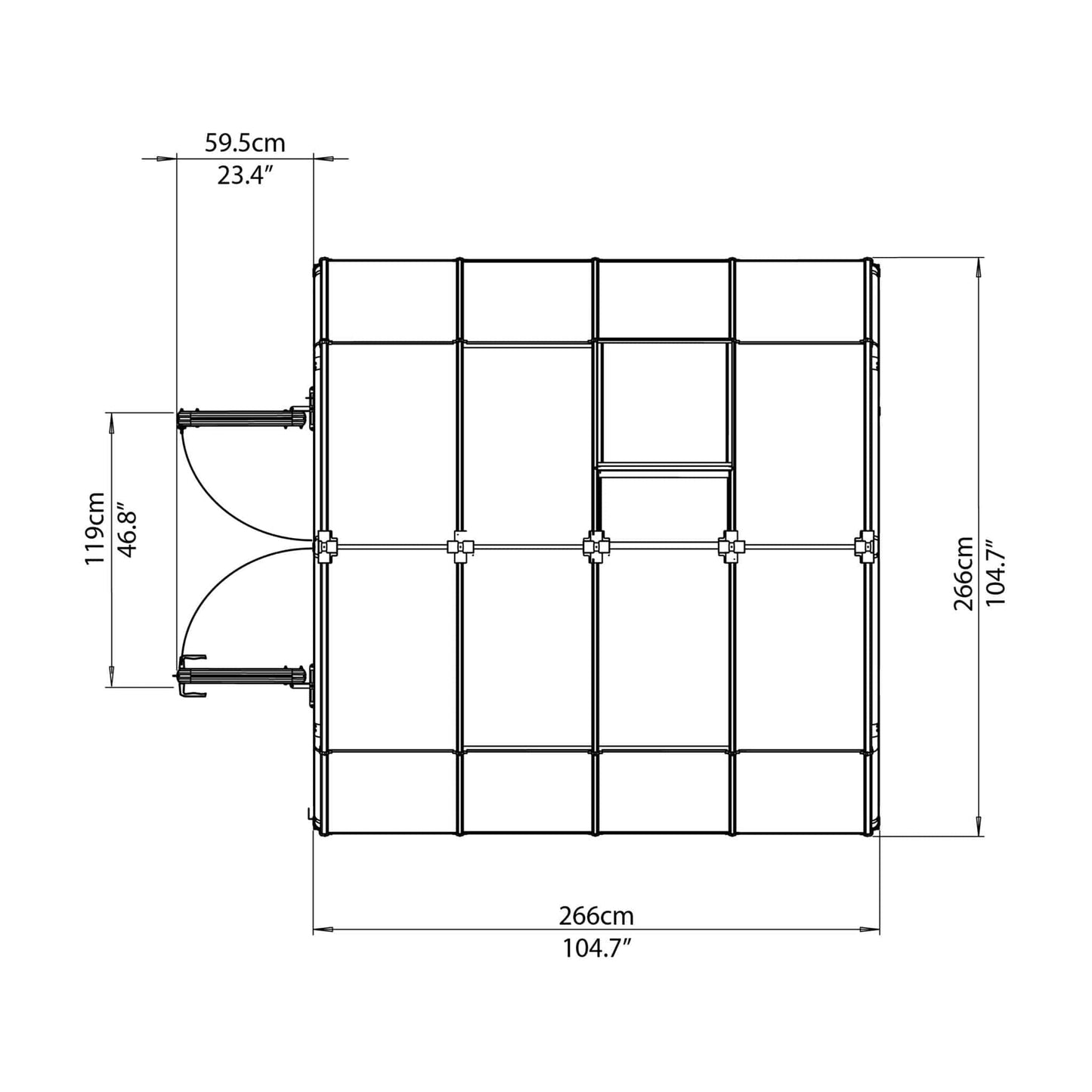 Palram - Canopia Hobby Gardener Greenhouse - mygreenhousestore.com