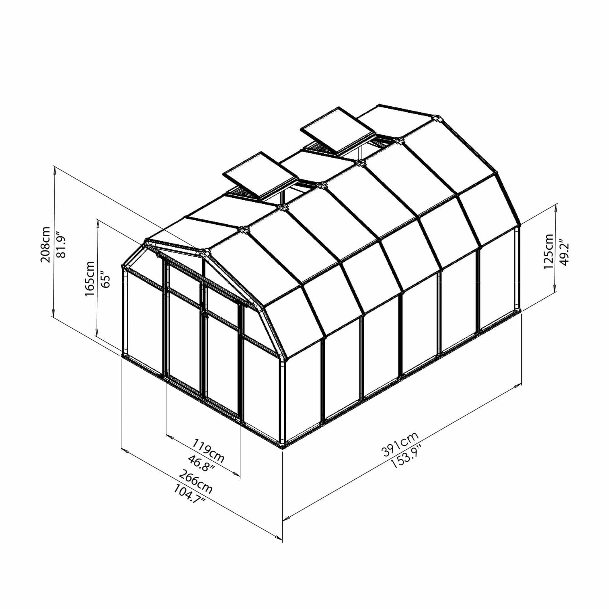 Palram - Canopia Hobby Gardener Greenhouse - mygreenhousestore.com