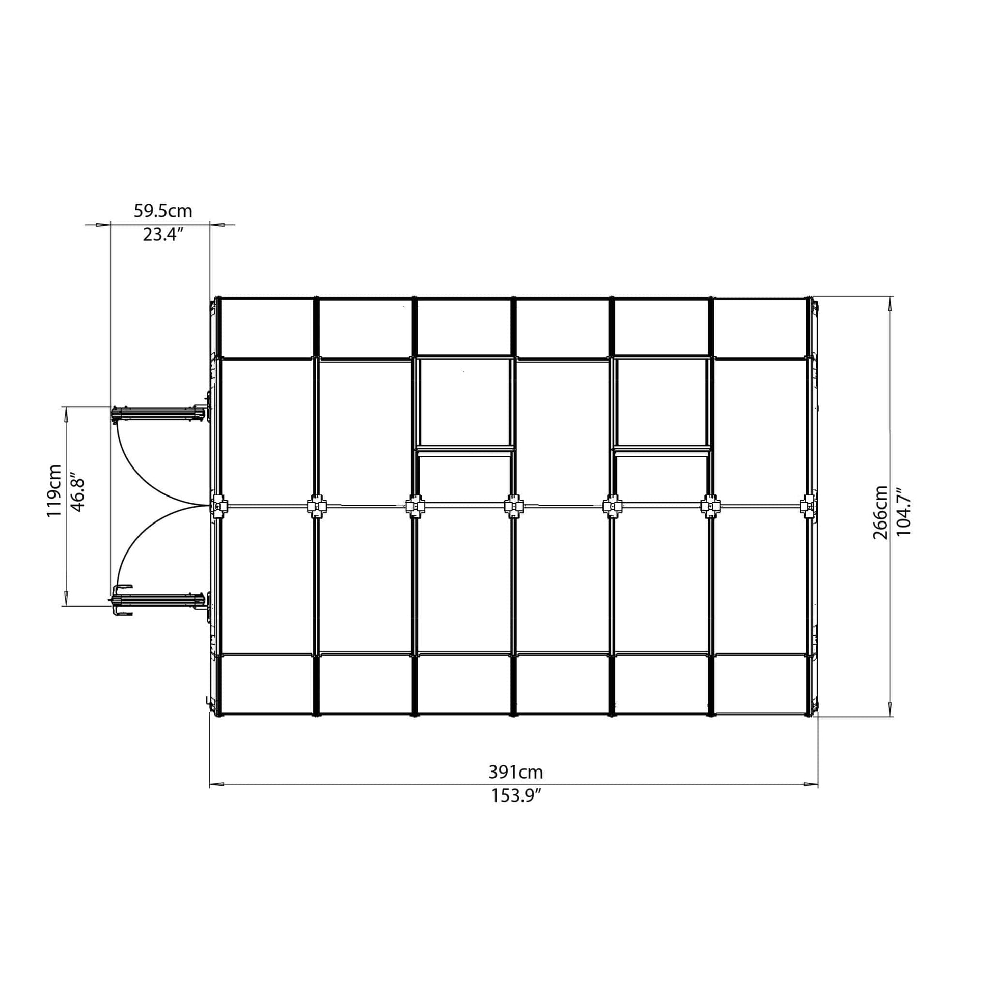 Palram - Canopia Hobby Gardener Greenhouse - mygreenhousestore.com