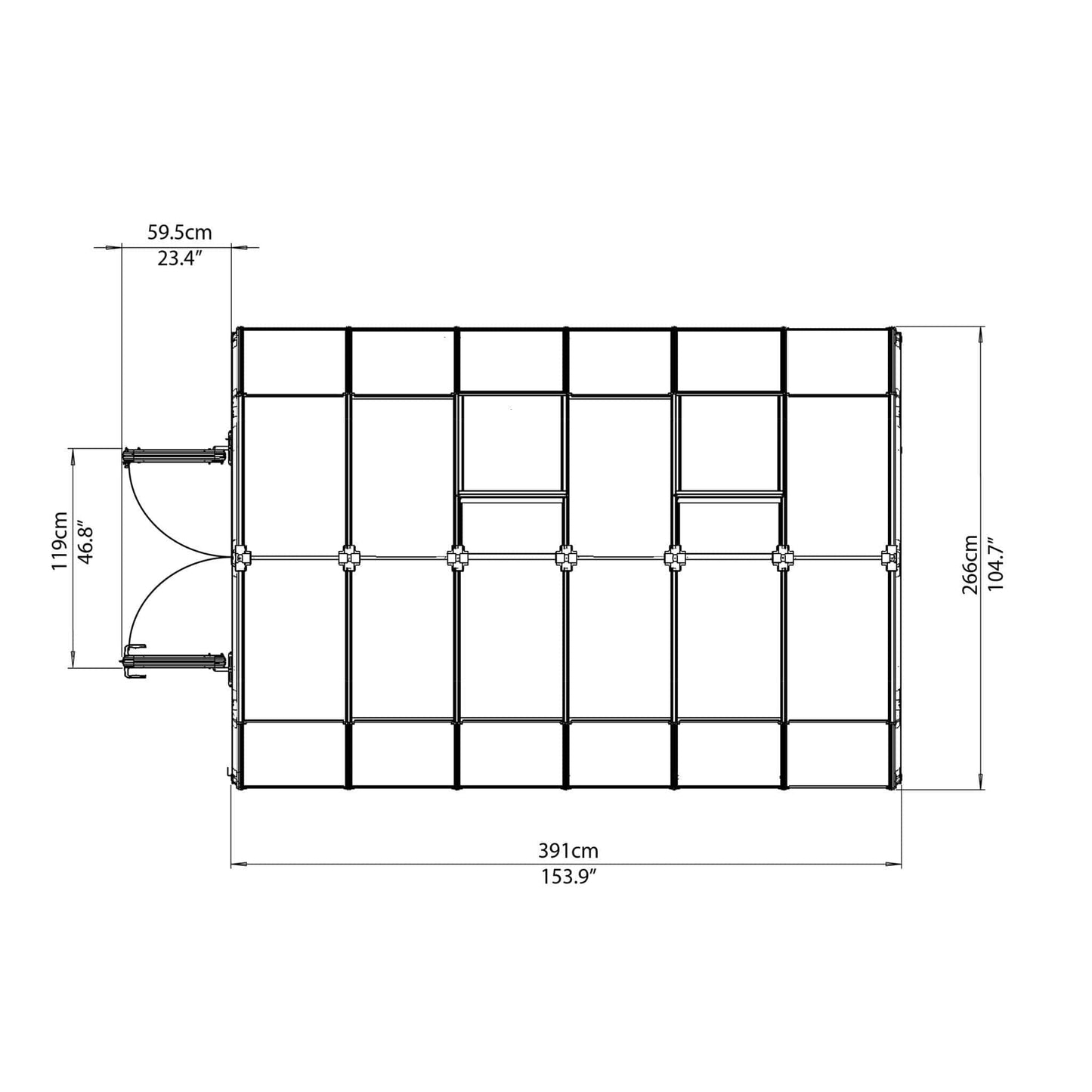 Palram - Canopia Hobby Gardener Greenhouse - mygreenhousestore.com
