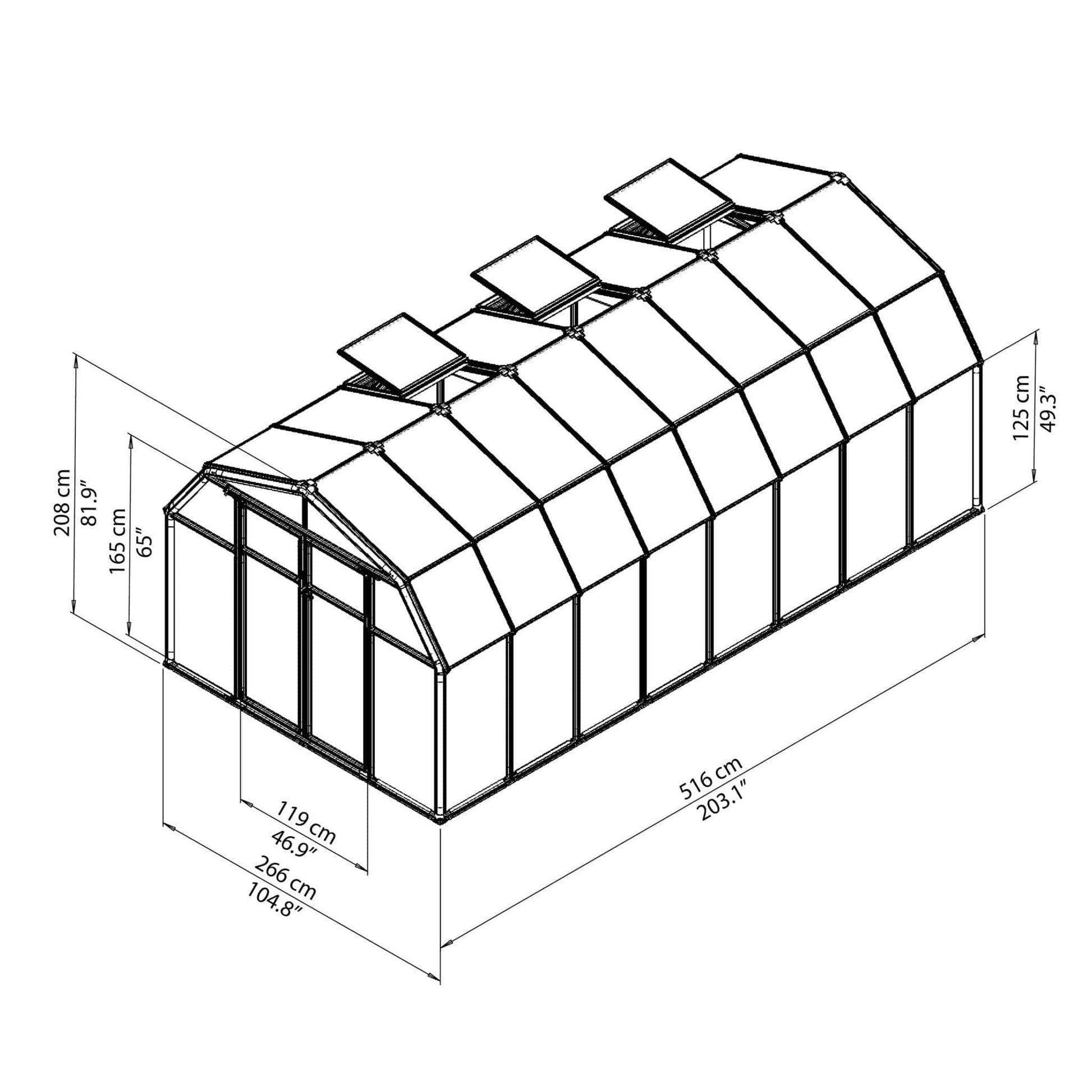 Palram - Canopia Hobby Gardener Greenhouse - mygreenhousestore.com