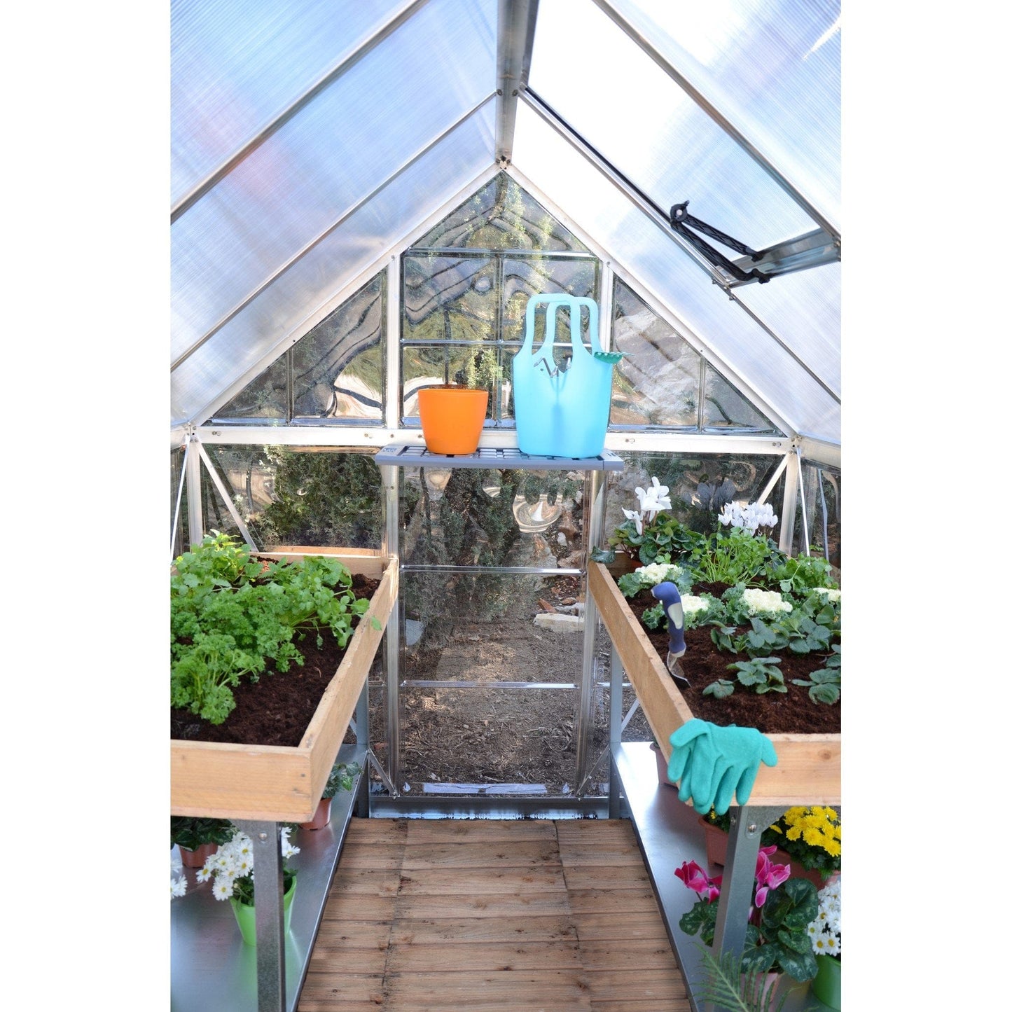 Palram - Canopia Greenhouse Kit Palram - Canopia | Hybrid Greenhouse 6X8 ft Green HG5508G-1B