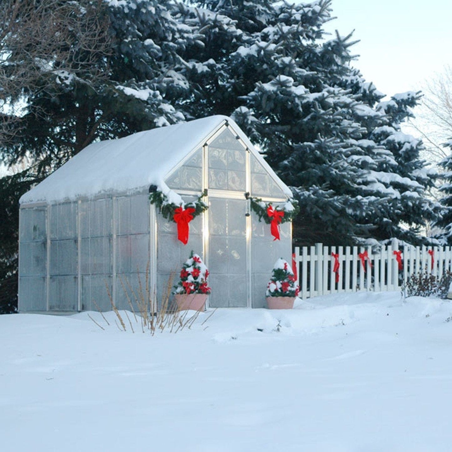 Palram - Canopia Snap & Grow Greenhouse - 6' Wide - Silver - mygreenhousestore.com