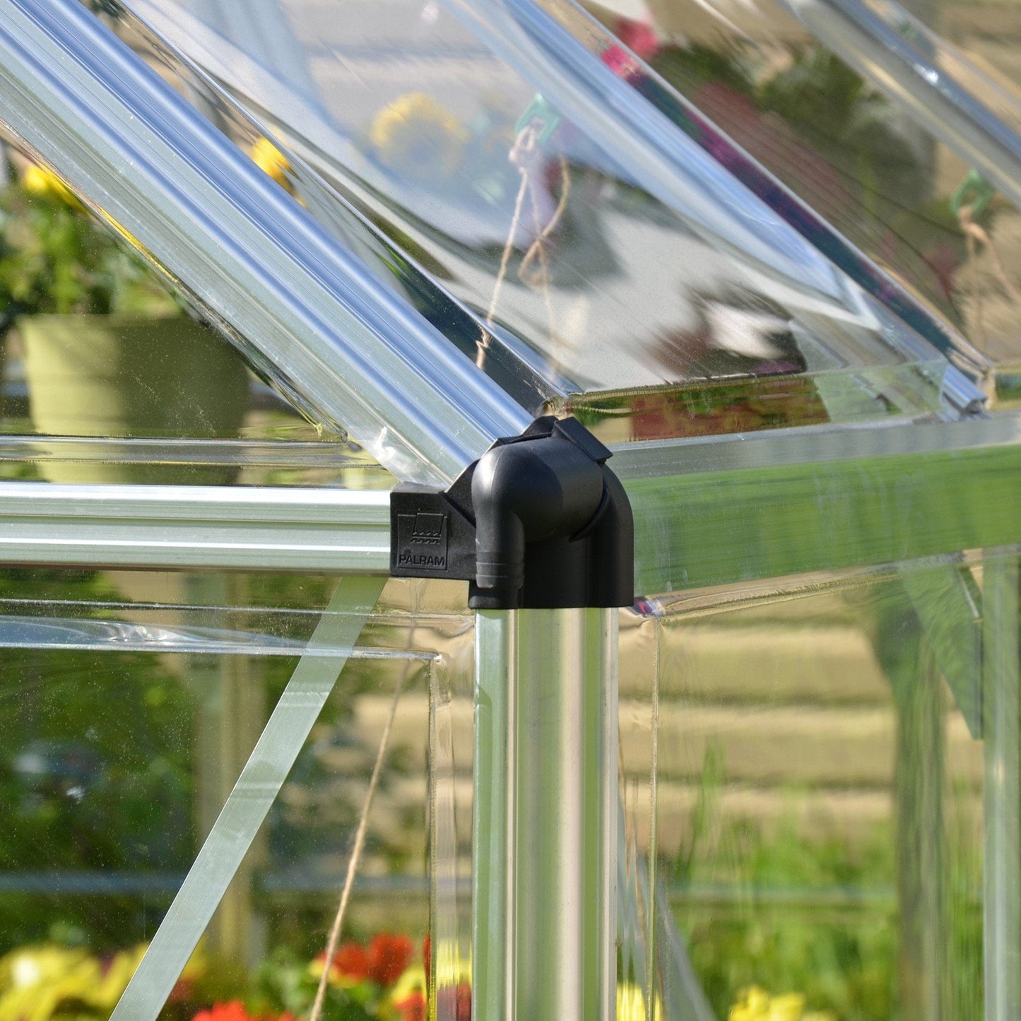 Palram - Canopia Snap & Grow Greenhouse - 8' Wide - Silver - mygreenhousestore.com