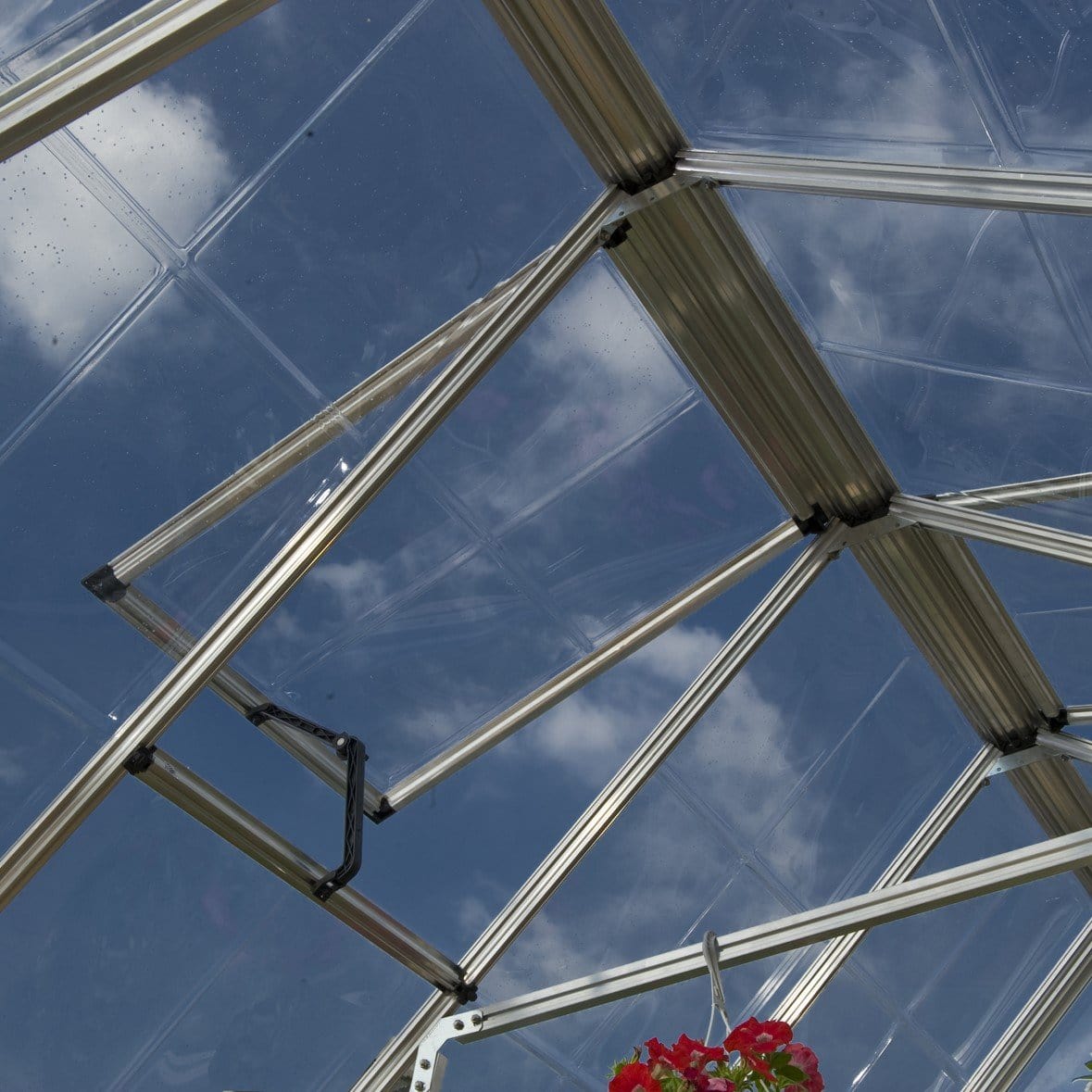 Palram - Canopia Snap & Grow Greenhouse - 8' Wide - Silver - mygreenhousestore.com