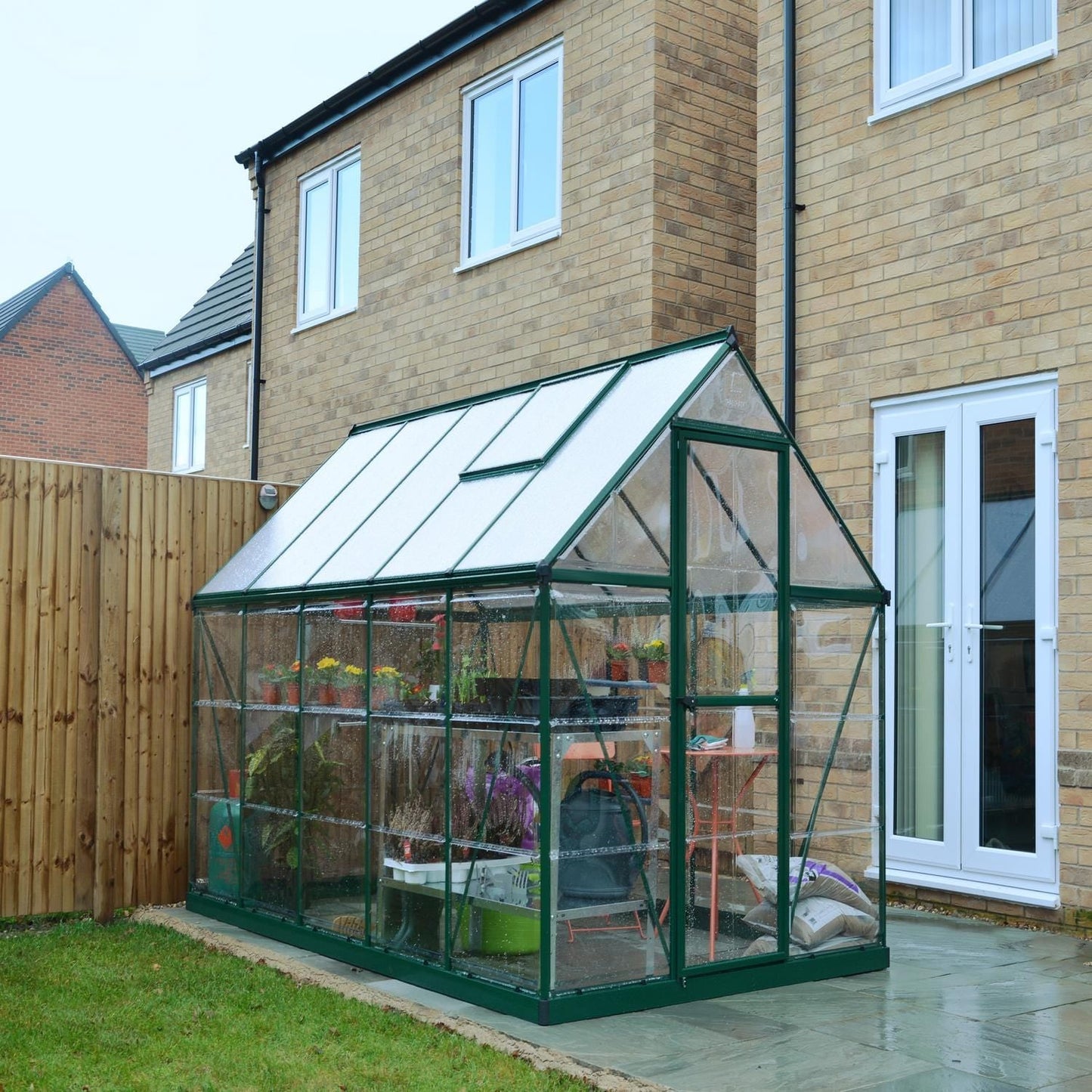 Palram - Canopia Greenhouses Palram - Canopia | Hybrid 6x10 Ft Greenhouse - Green HG5510G