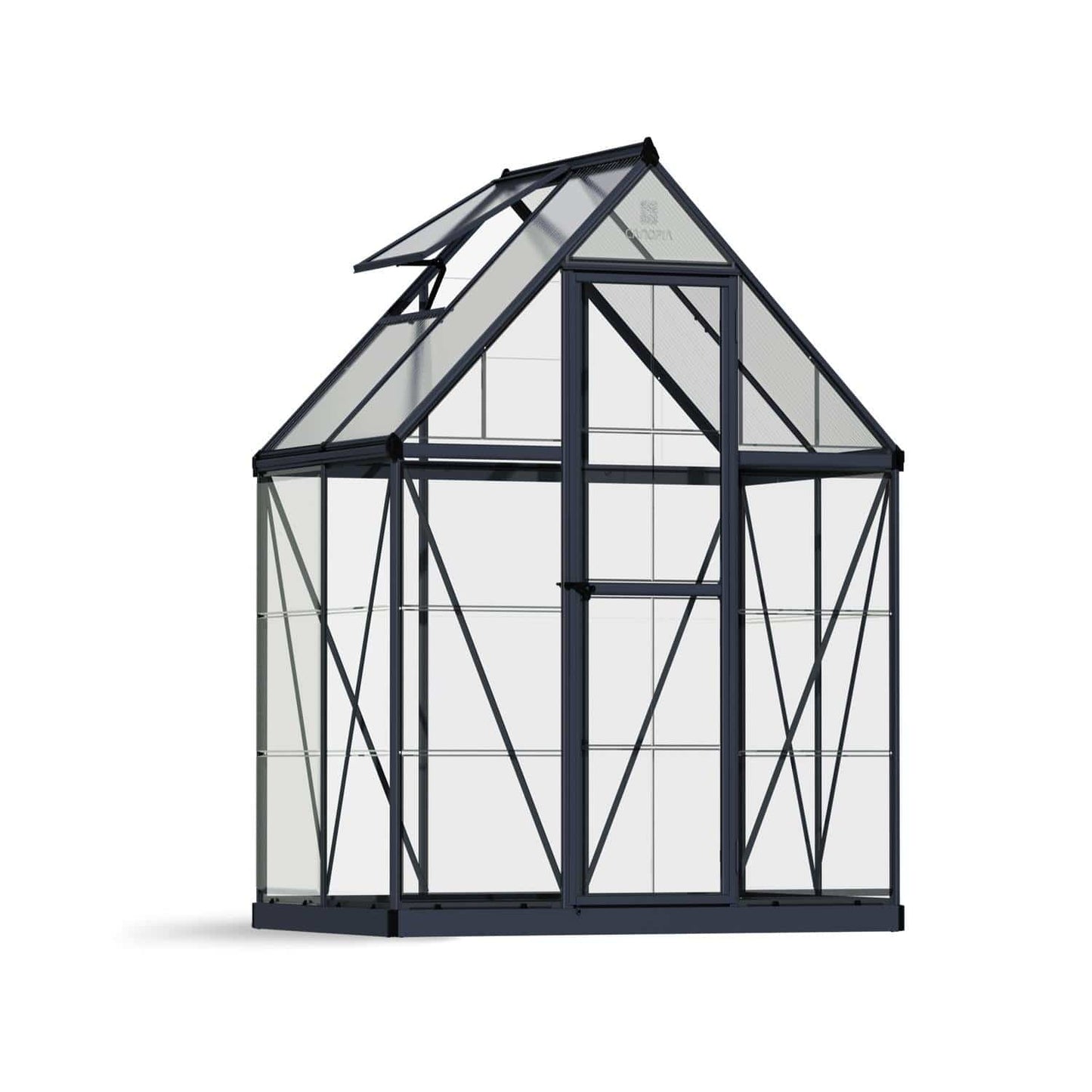 Palram - Canopia Greenhouses Palram - Canopia | Hybrid Greenhouse 6x4 Ft - Gray HG5504Y