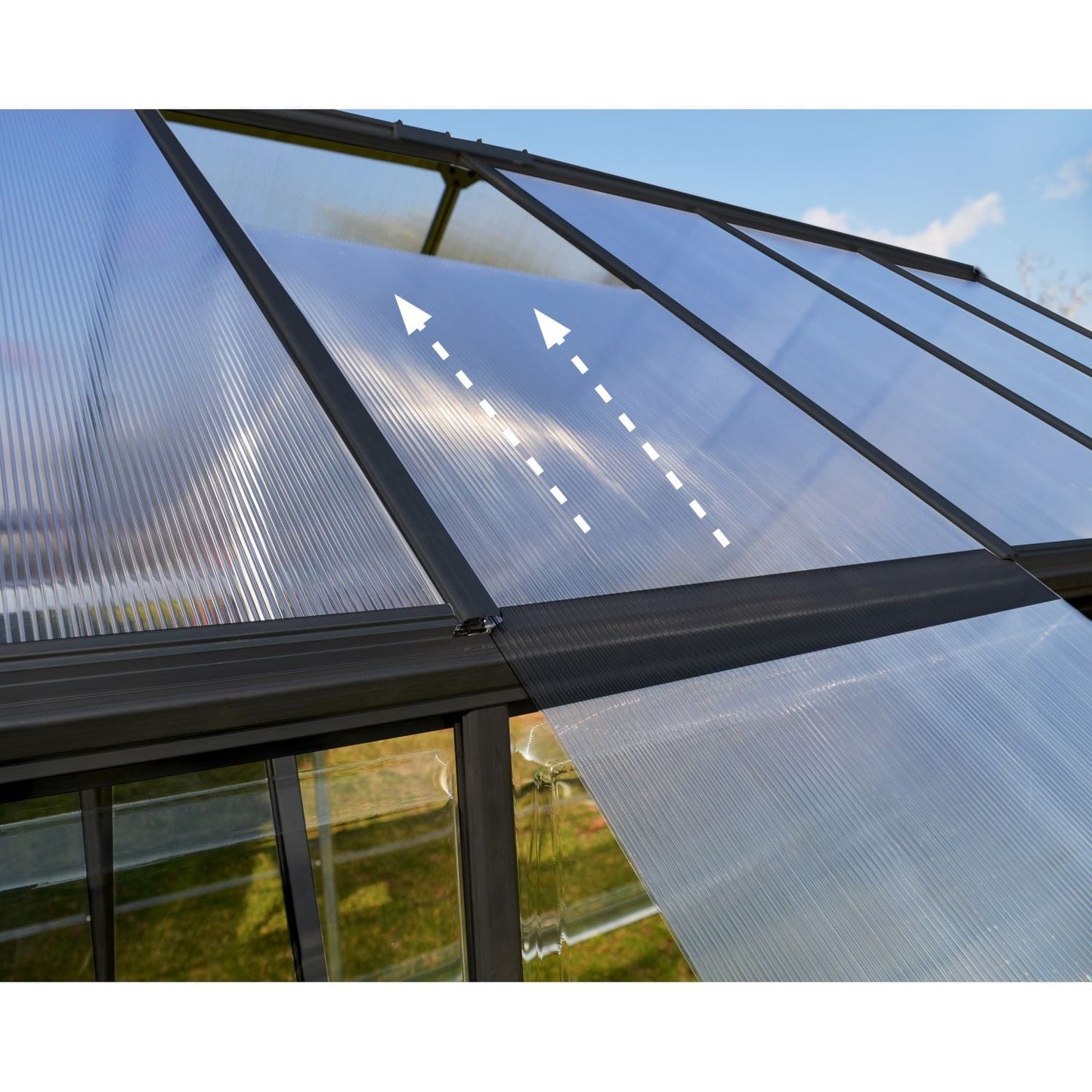 Palram - Canopia Greenhouses Palram - Canopia | Mythos Greenhouse 6x10 Ft - Gray HG5010Y