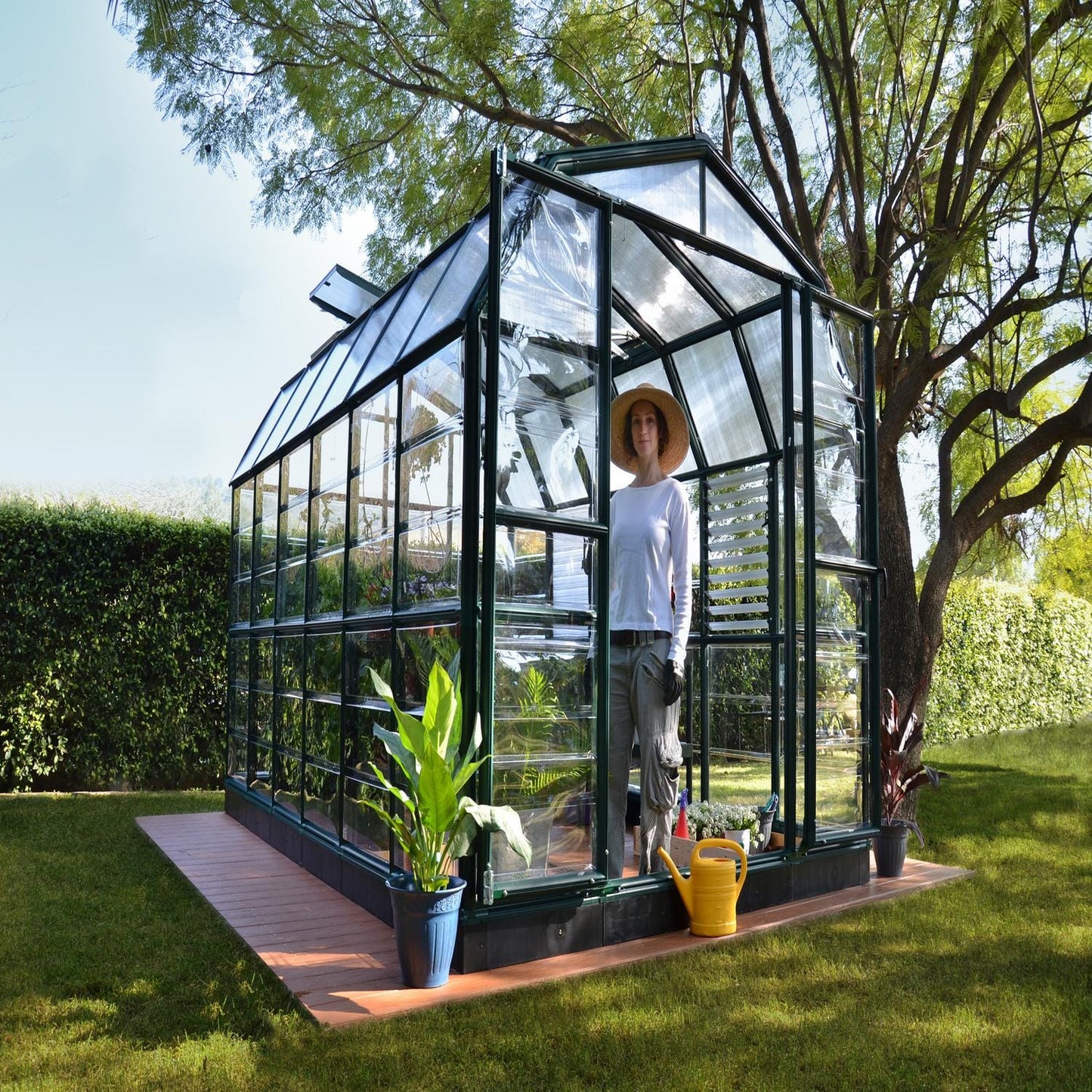 Palram - Canopia Greenhouses Palram - Canopia | Prestige 8x12 ft Clear Greenhouse Package HG7312C