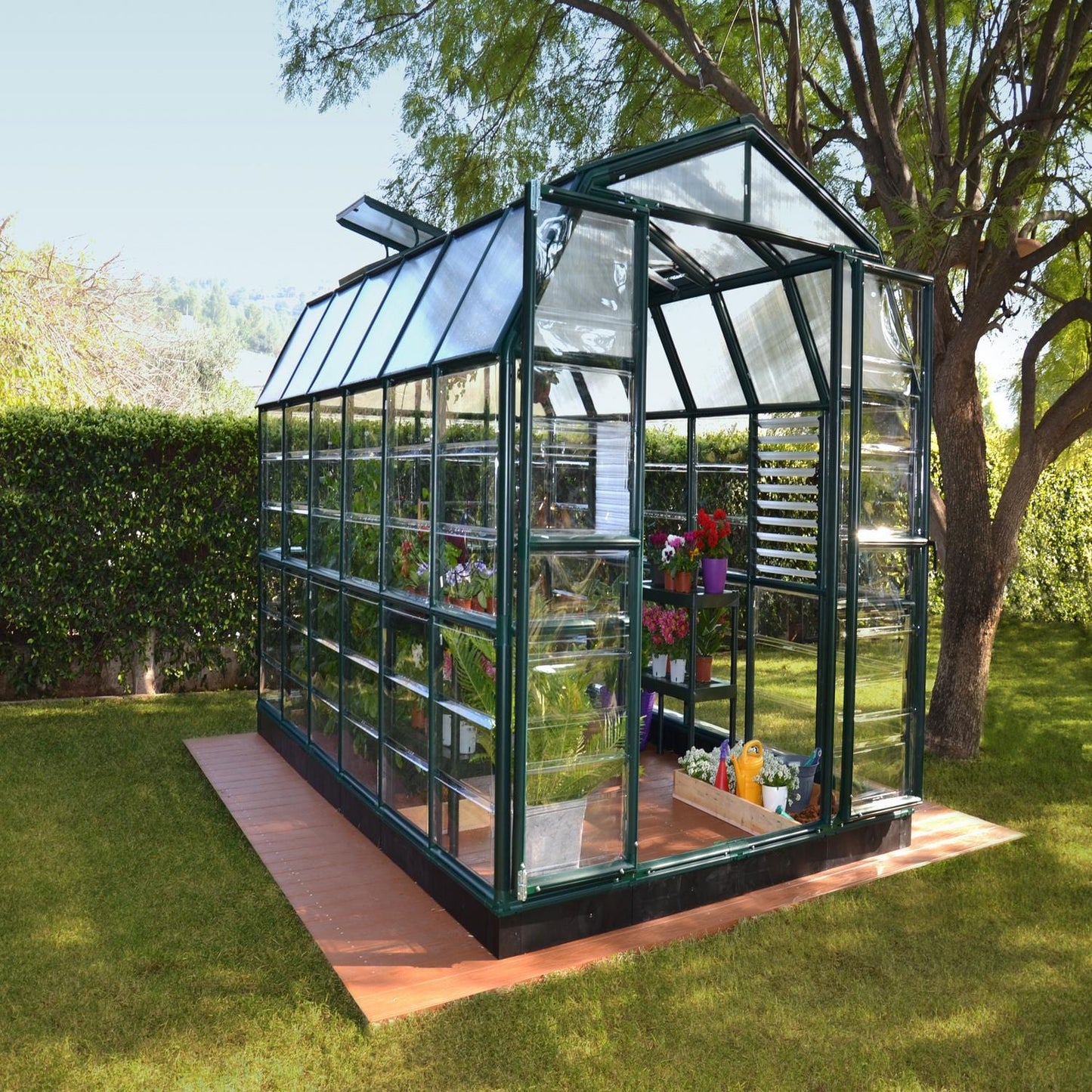 Palram - Canopia Greenhouses Palram - Canopia | Prestige 8x12 ft Clear Greenhouse Package HG7312C