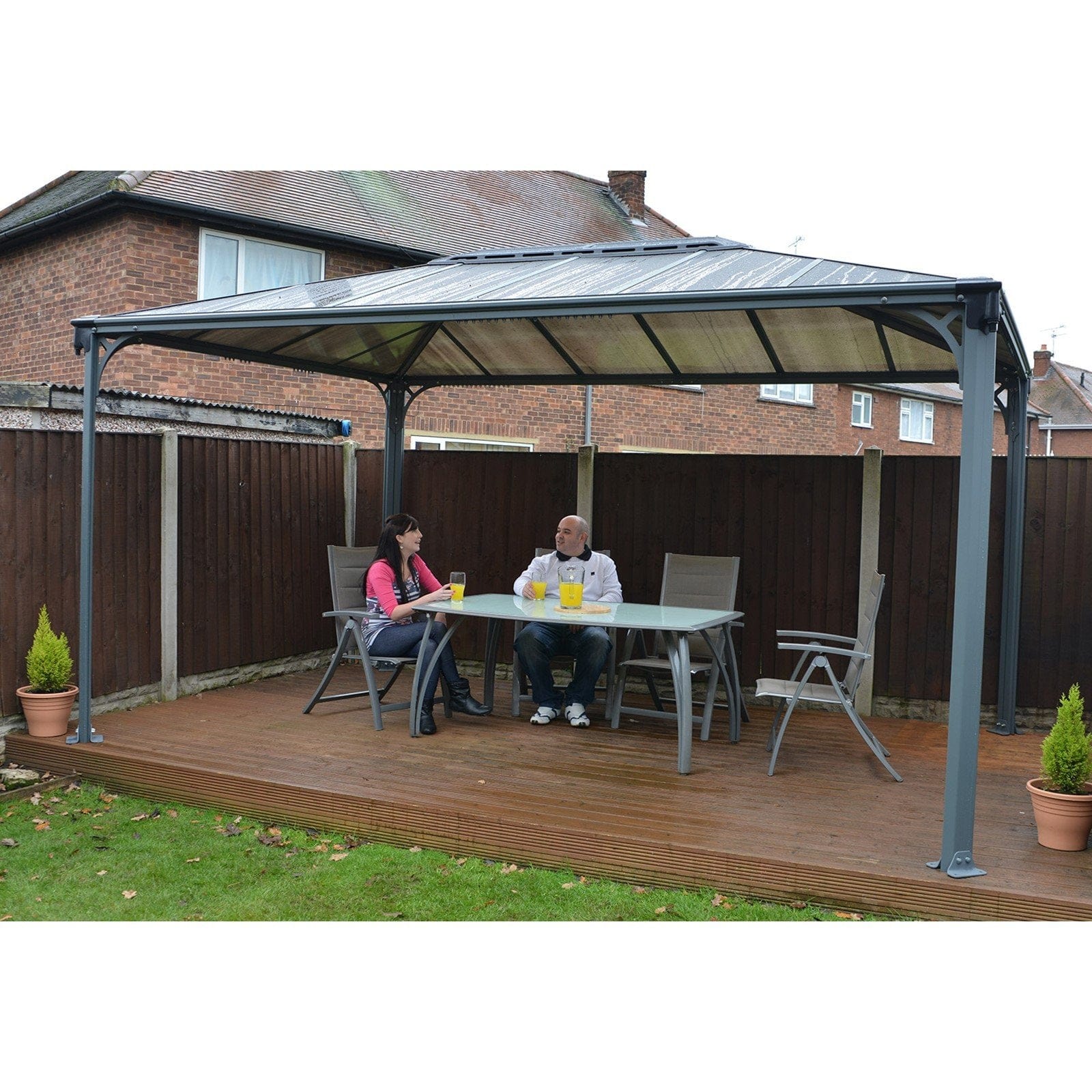 Palram - Canopia Martinique 10' x 14' Garden Gazebo - mygreenhousestore.com