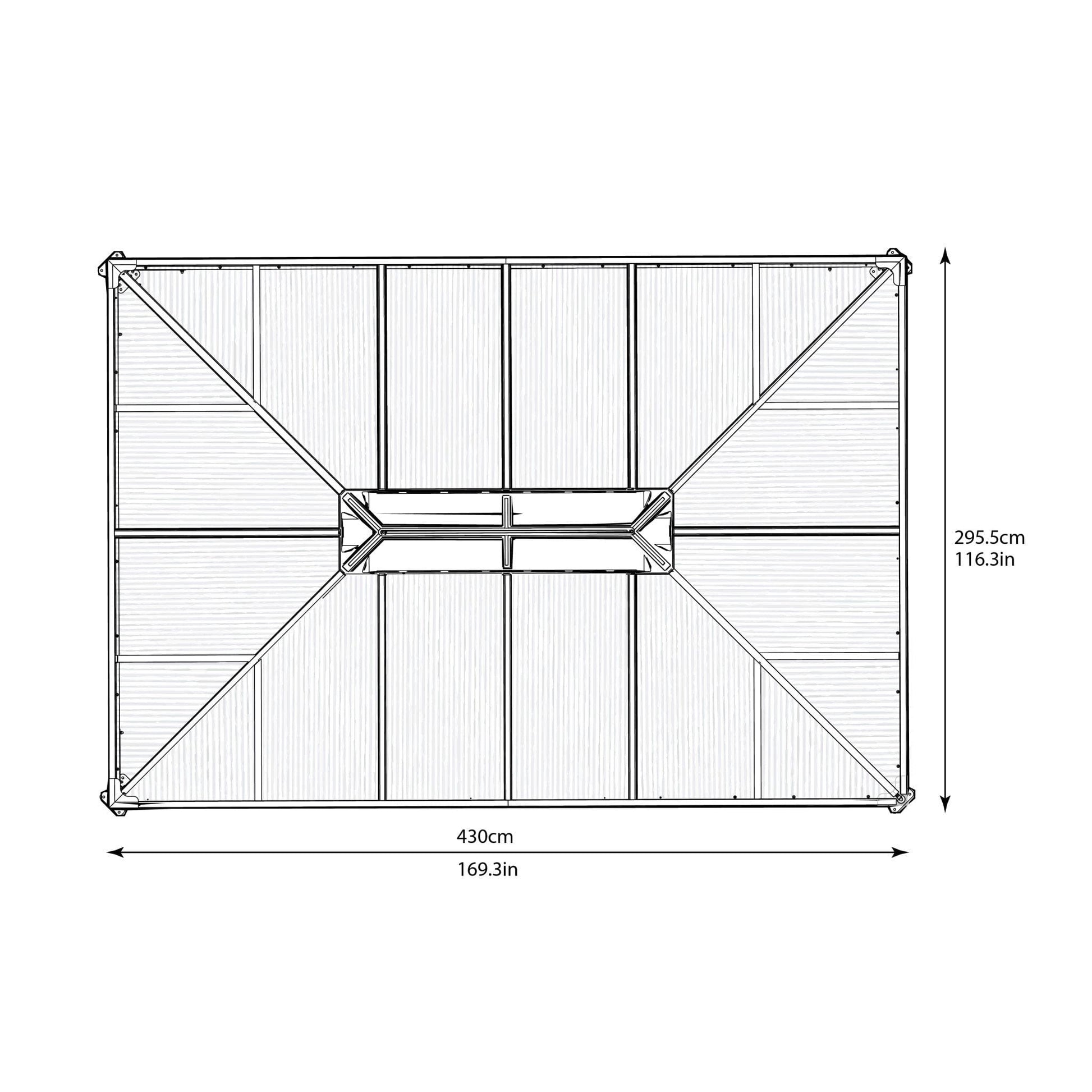 Palram - Canopia Martinique 10' x 14' Garden Gazebo - mygreenhousestore.com