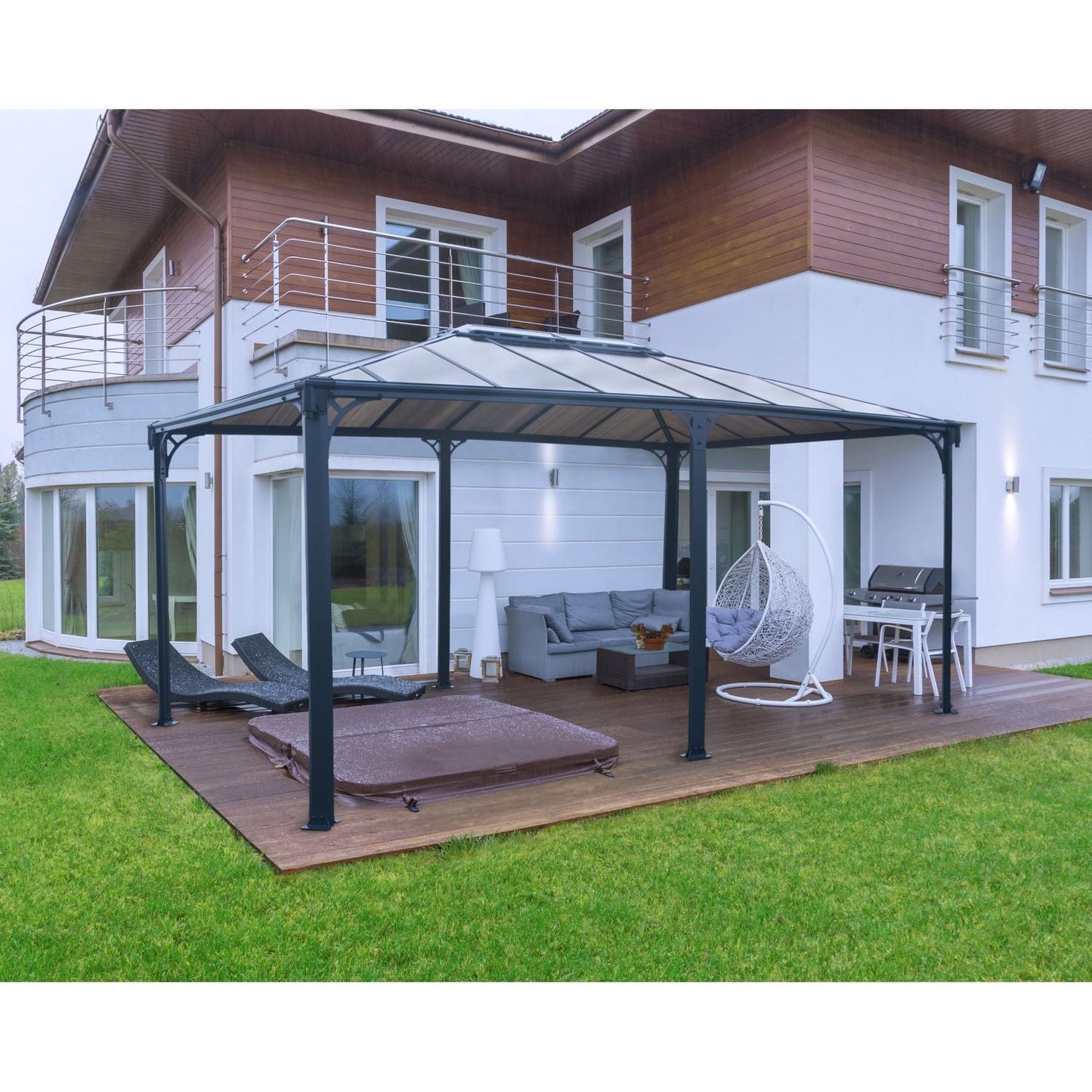 Palram - Canopia Hardtop Gazebos Palram - Canopia | Martinique 5000 12' x 16' Garden Gazebo HG9171
