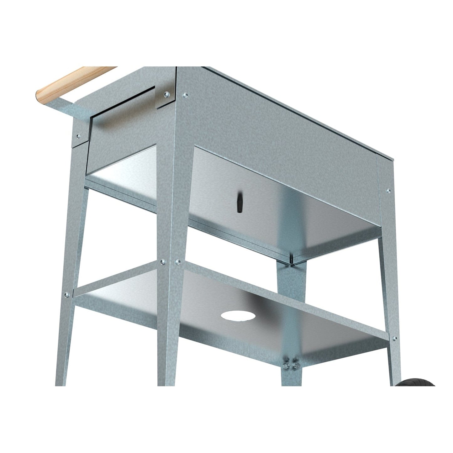 Palram - Canopia Herstera Garden Trolley Galvanized 8933801