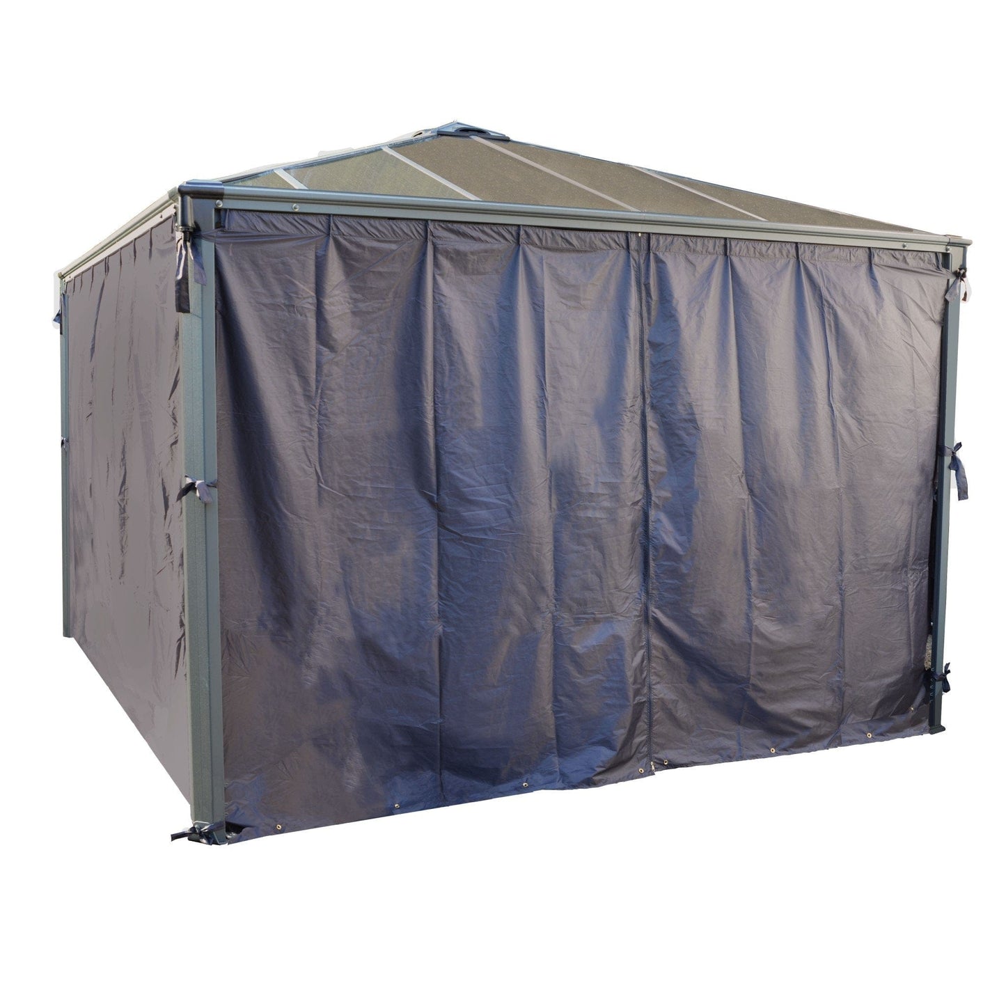 Palram - Canopia Palermo and Milano Gazebo Curtain Set - 4 Piece - mygreenhousestore.com