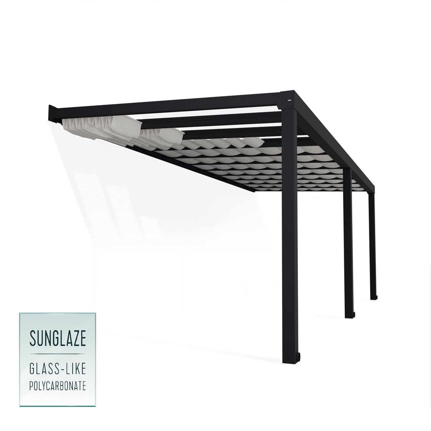 Palram - Canopia Patio Cover Accessories Palram - Canopia | Stockholm Patio Cover Roof Blinds 11x19 ft HG1093