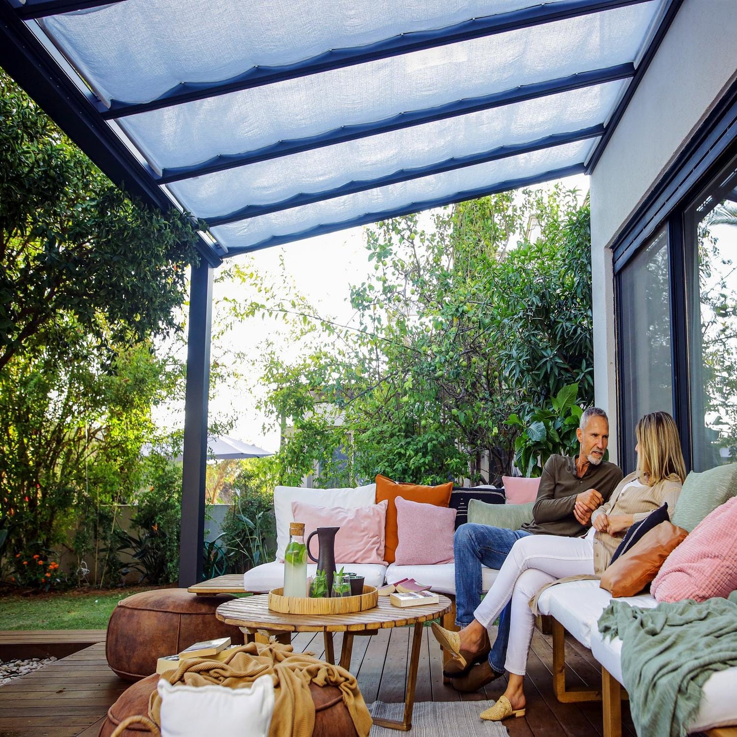 Palram - Canopia Patio Cover Accessories Palram - Canopia | Stockholm Patio Cover Roof Blinds 11x19 ft HG1093