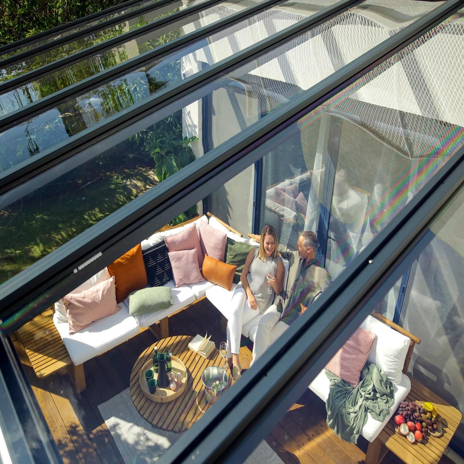 Palram - Canopia Patio Cover Palram - Canopia | Stockholm 11x17 ft Patio Cover - Gray/Clear HG9455