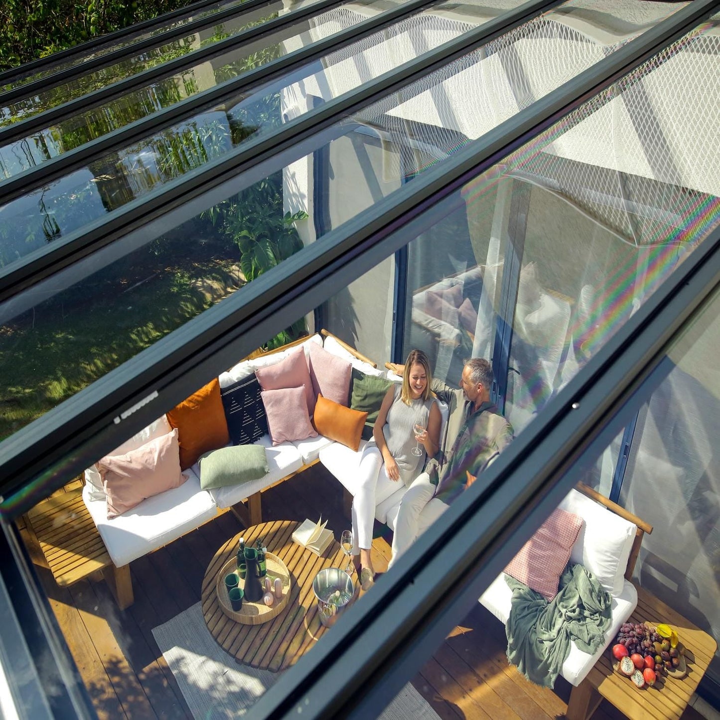 Palram - Canopia Patio Cover Palram - Canopia | Stockholm 11x17 ft Patio Cover - Gray/Clear HG9455