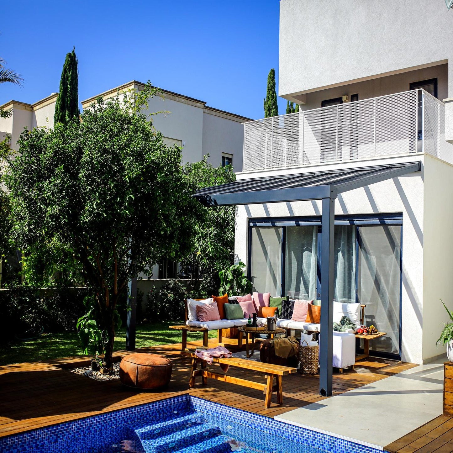 Palram - Canopia Patio Cover Palram - Canopia | Stockholm 11x17 ft Patio Cover - Gray/Clear HG9455