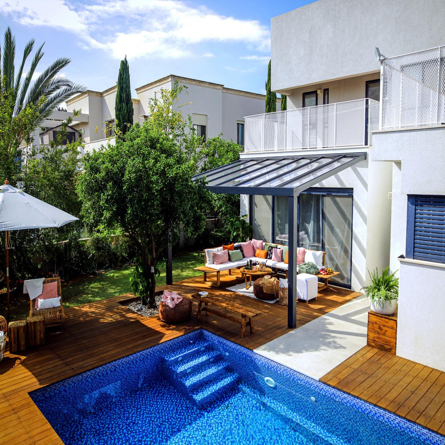 Palram - Canopia Patio Cover Palram - Canopia | Stockholm 11x17 ft Patio Cover - Gray/Clear HG9455