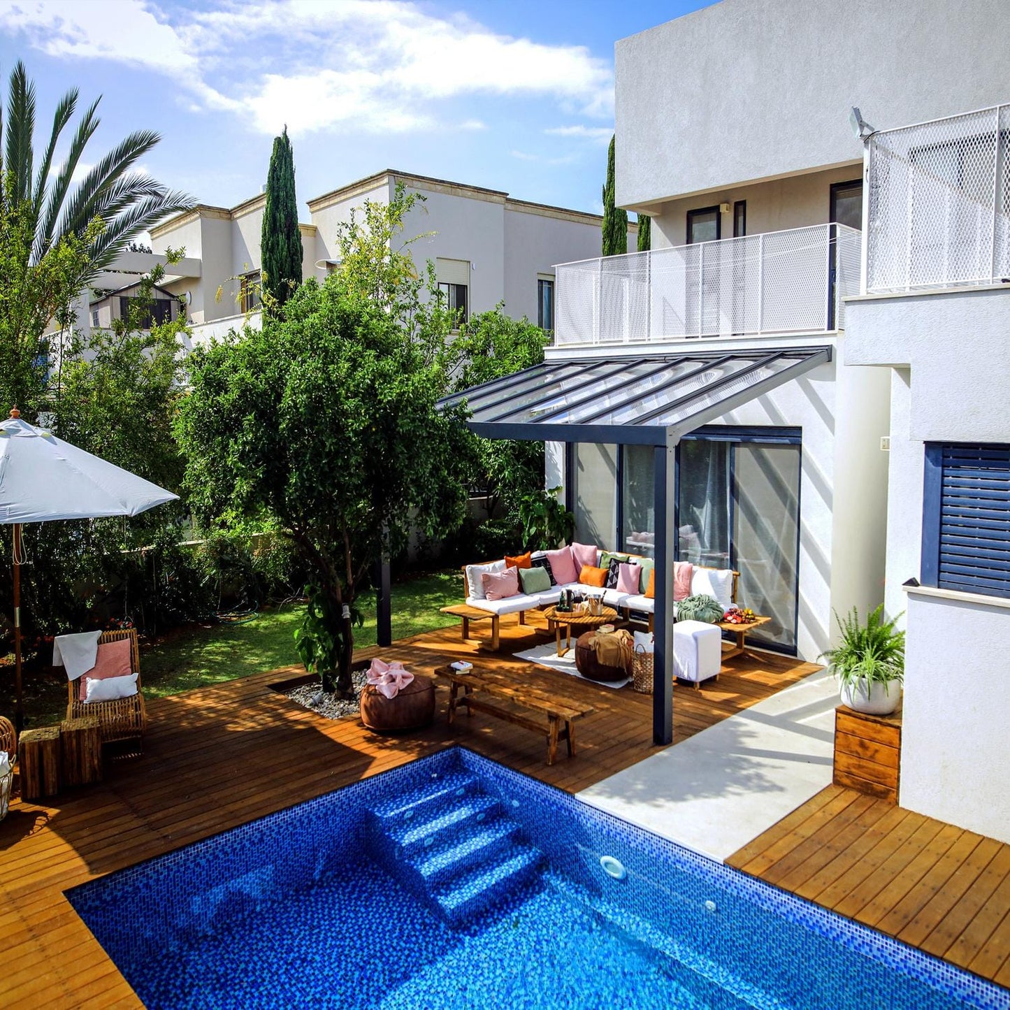 Palram - Canopia Patio Cover Palram - Canopia | Stockholm 11x17 ft Patio Cover - Gray/Clear HG9455