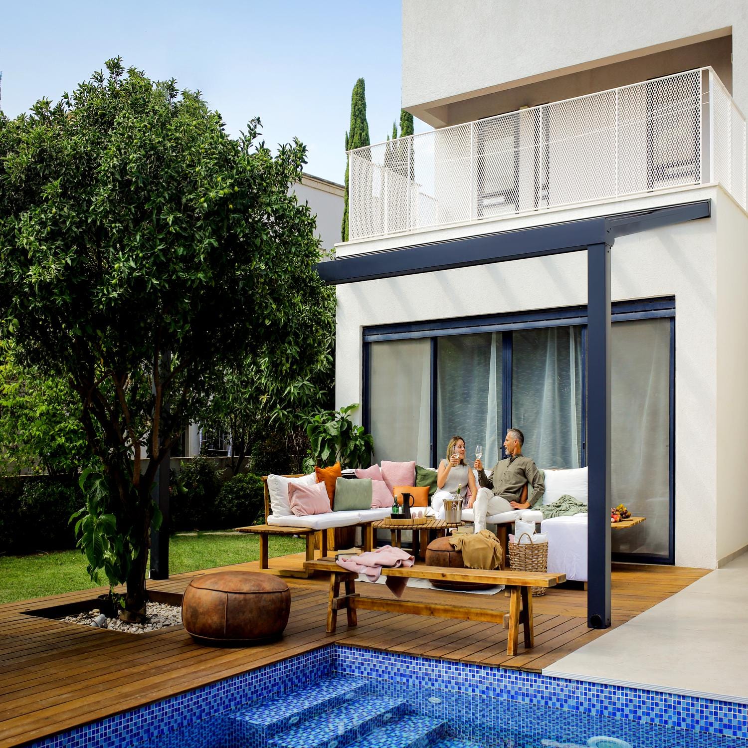Palram - Canopia Patio Cover Palram - Canopia | Stockholm 11x17 ft Patio Cover - Gray/Clear HG9455