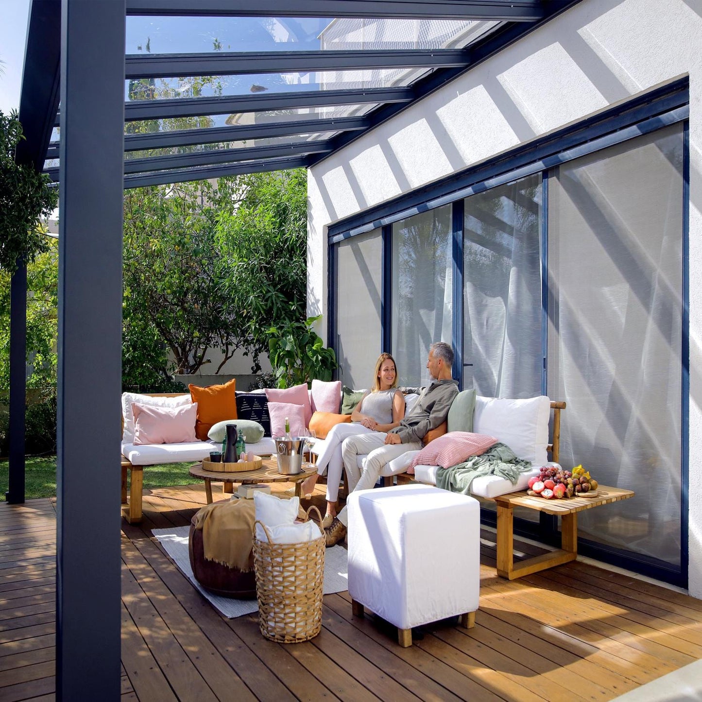 Palram - Canopia Patio Cover Palram - Canopia | Stockholm 11x17 ft Patio Cover - Gray/Clear HG9455