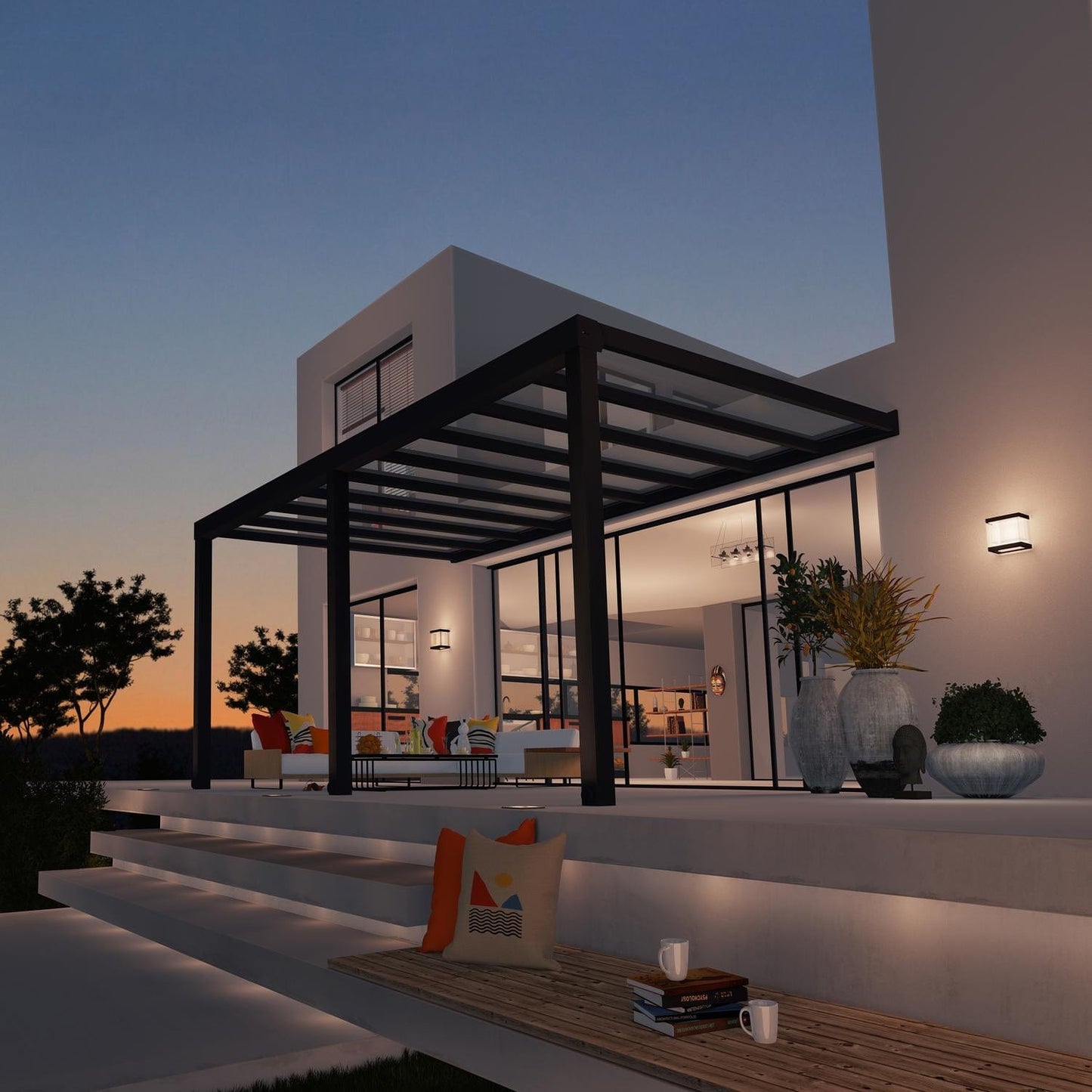 Palram - Canopia Patio Cover Palram - Canopia | Stockholm 11x22 ft Patio Cover - Gray/Clear HG9461