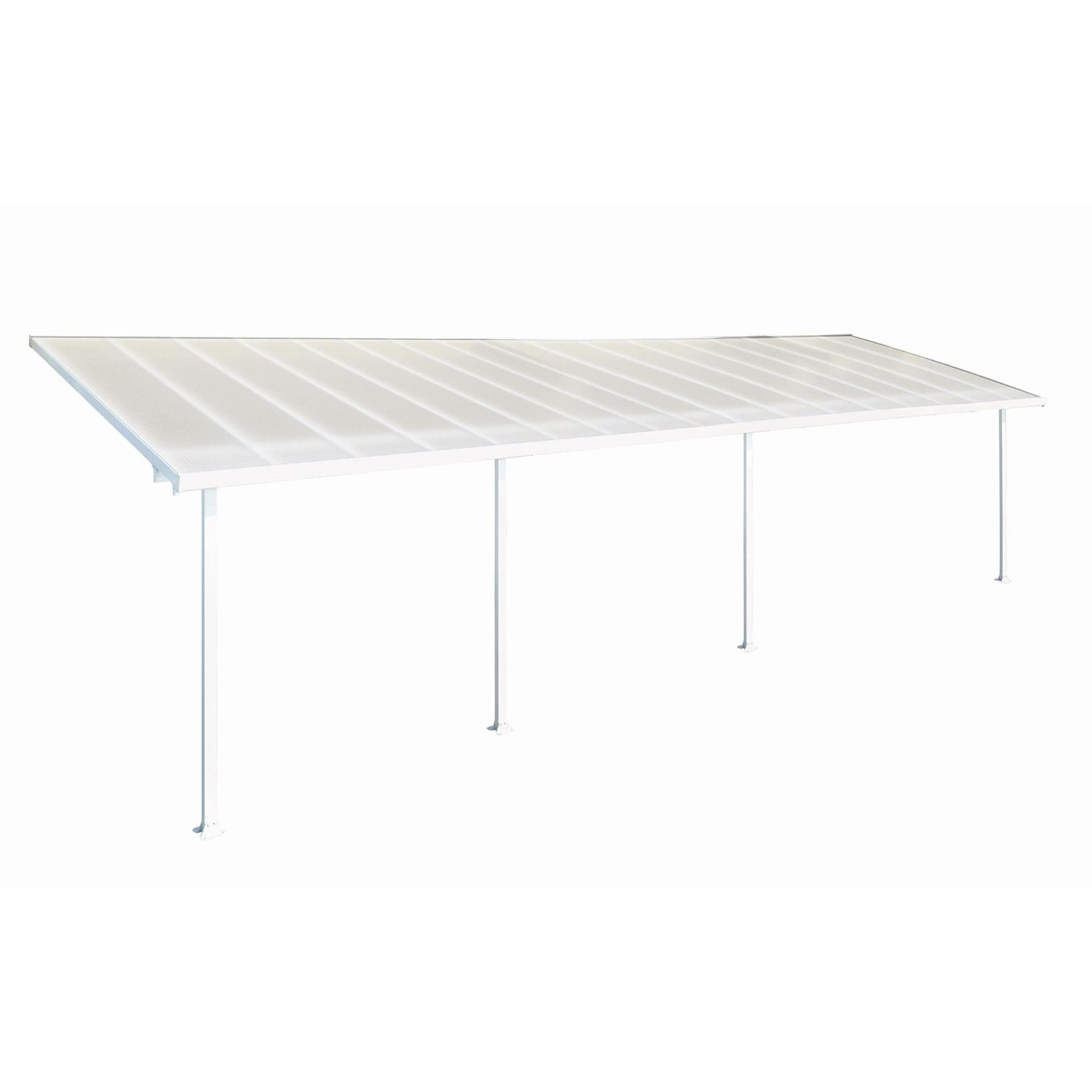 Palram - Canopia Feria Patio Cover - White White - mygreenhousestore.com