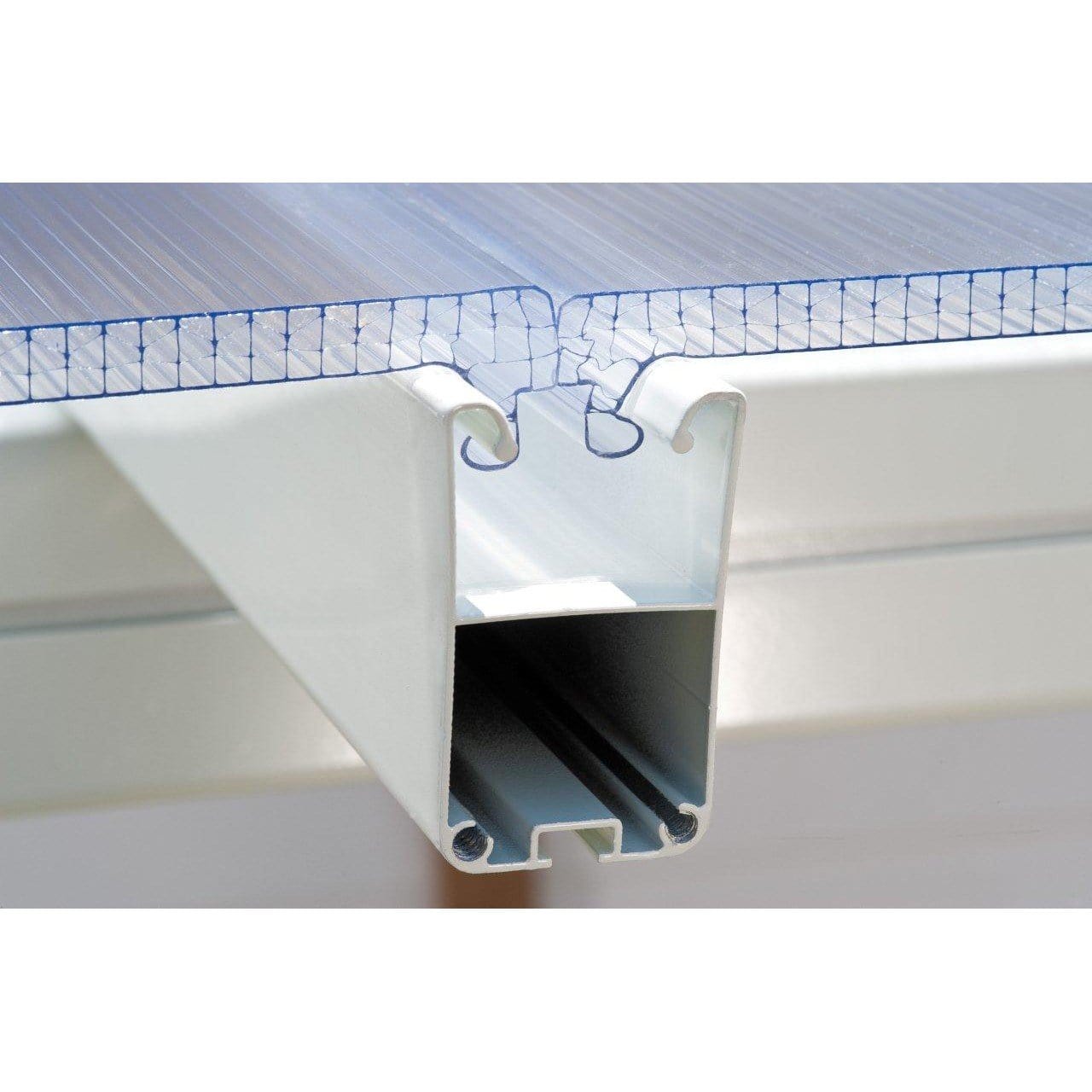 Palram - Canopia Feria Patio Cover - White Clear - mygreenhousestore.com