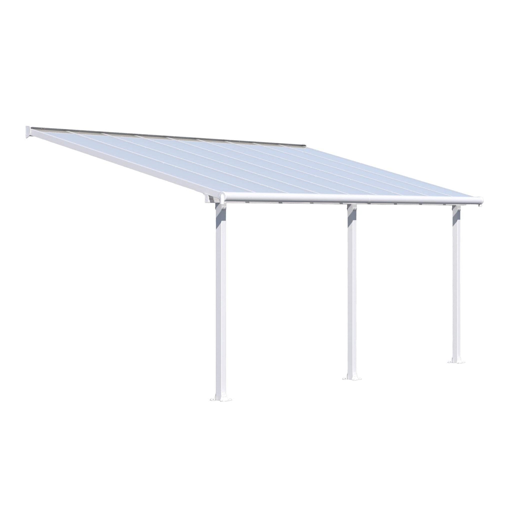 Palram - Canopia Olympia Patio Cover - White - mygreenhousestore.com
