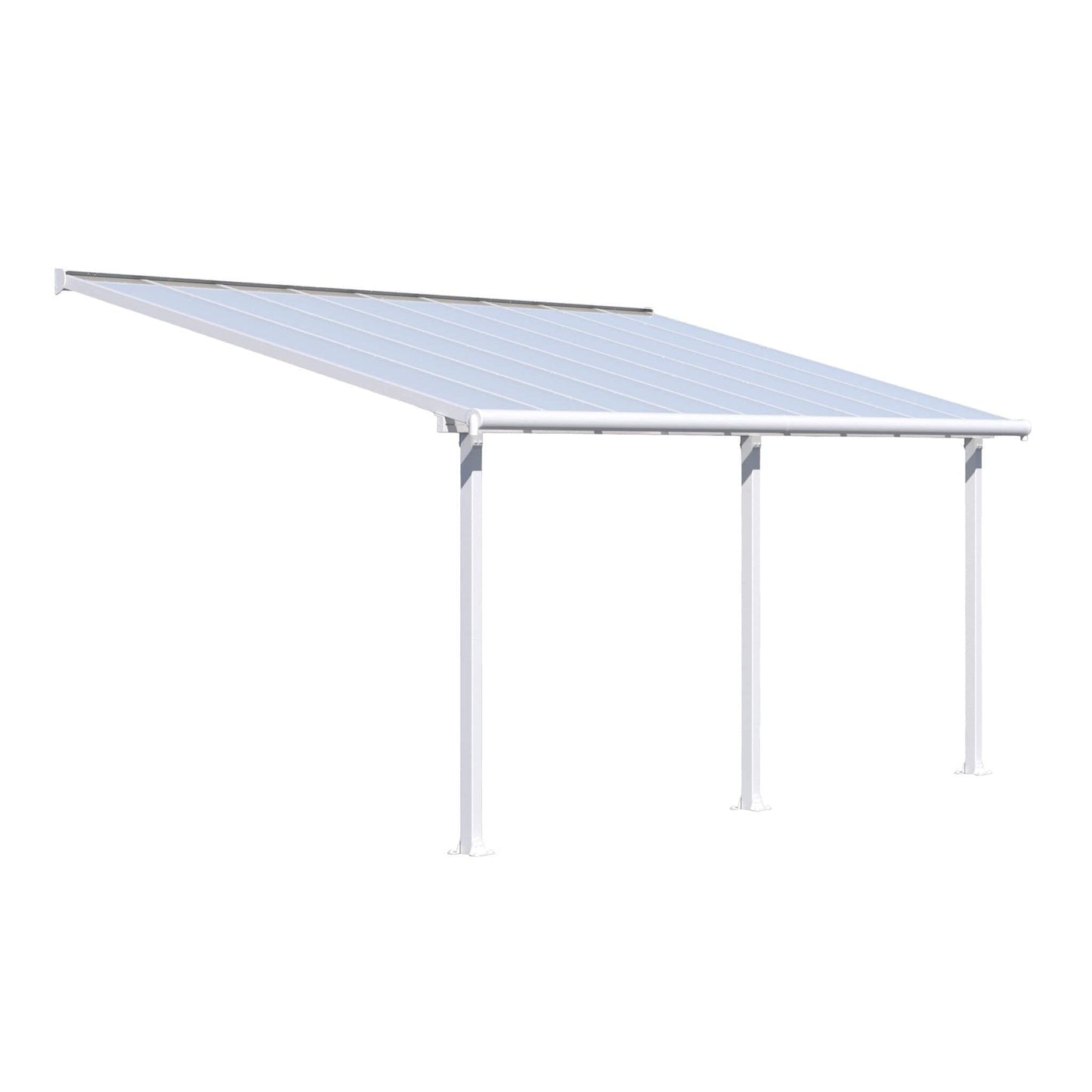 Palram - Canopia Olympia Patio Cover - White - mygreenhousestore.com