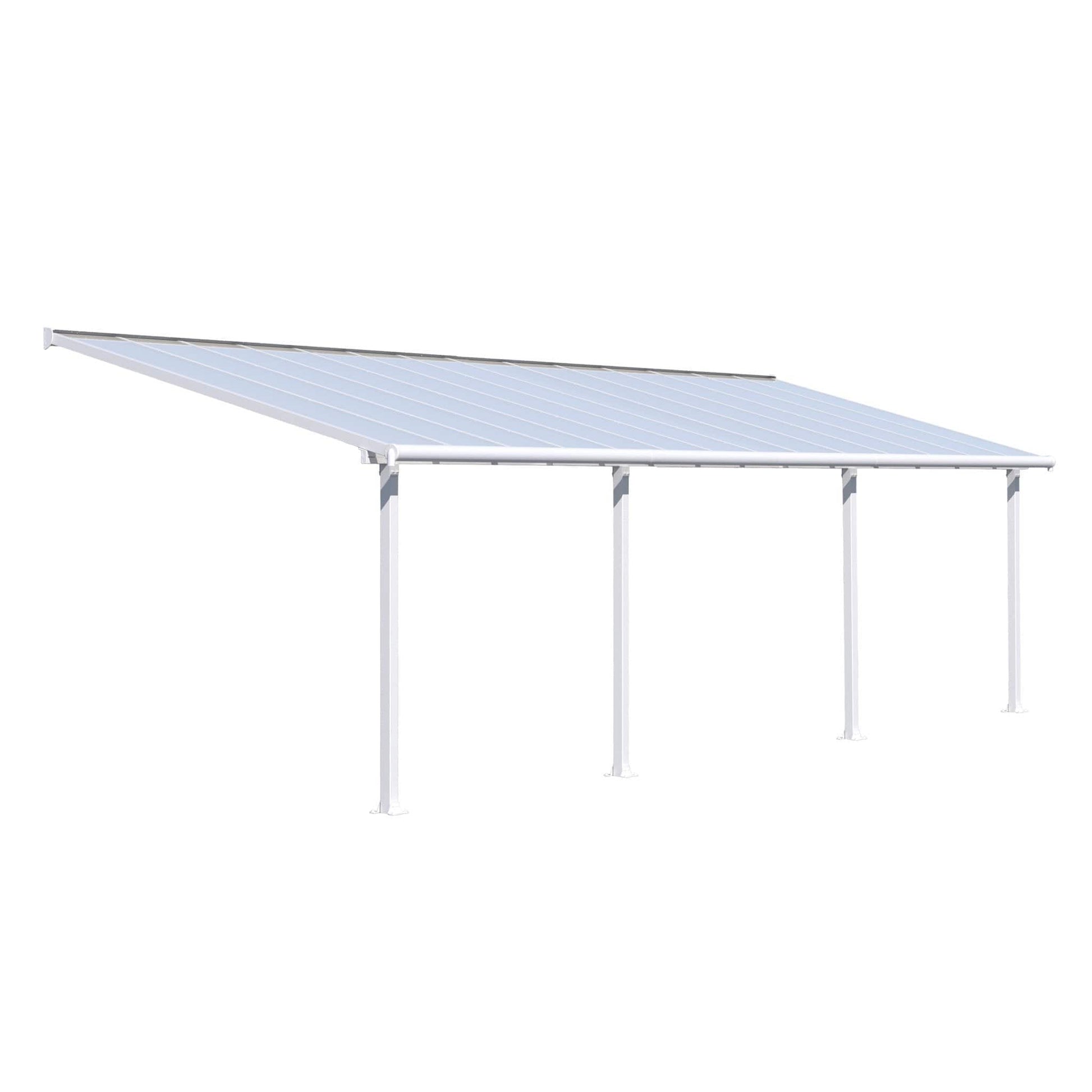 Palram - Canopia Olympia Patio Cover - White - mygreenhousestore.com