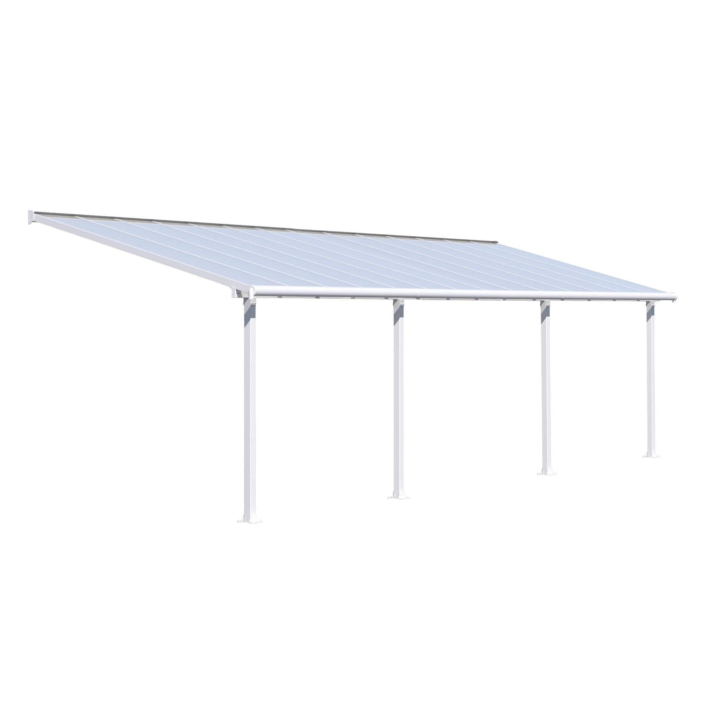 Palram - Canopia Olympia Patio Cover - White - mygreenhousestore.com