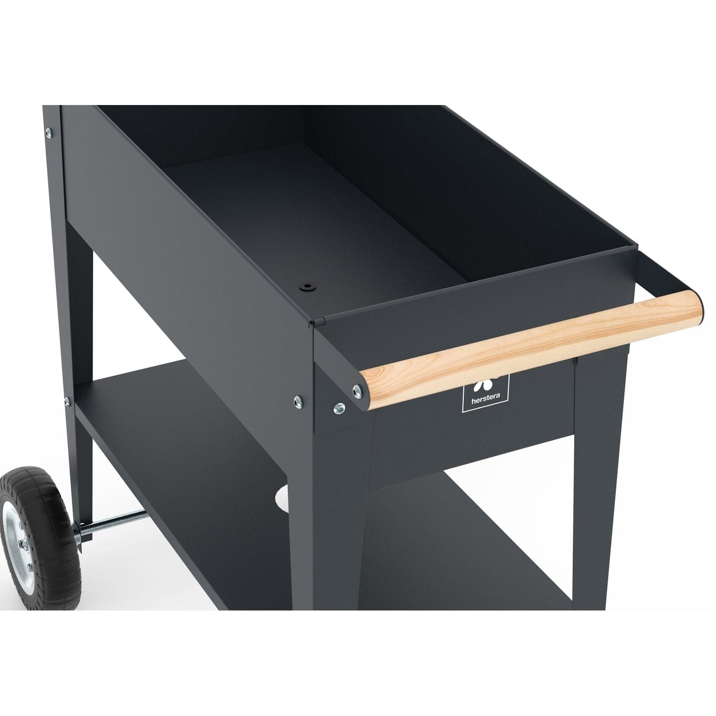 Palram - Canopia Planters Herstera Garden Trolley Anthracite HER1001