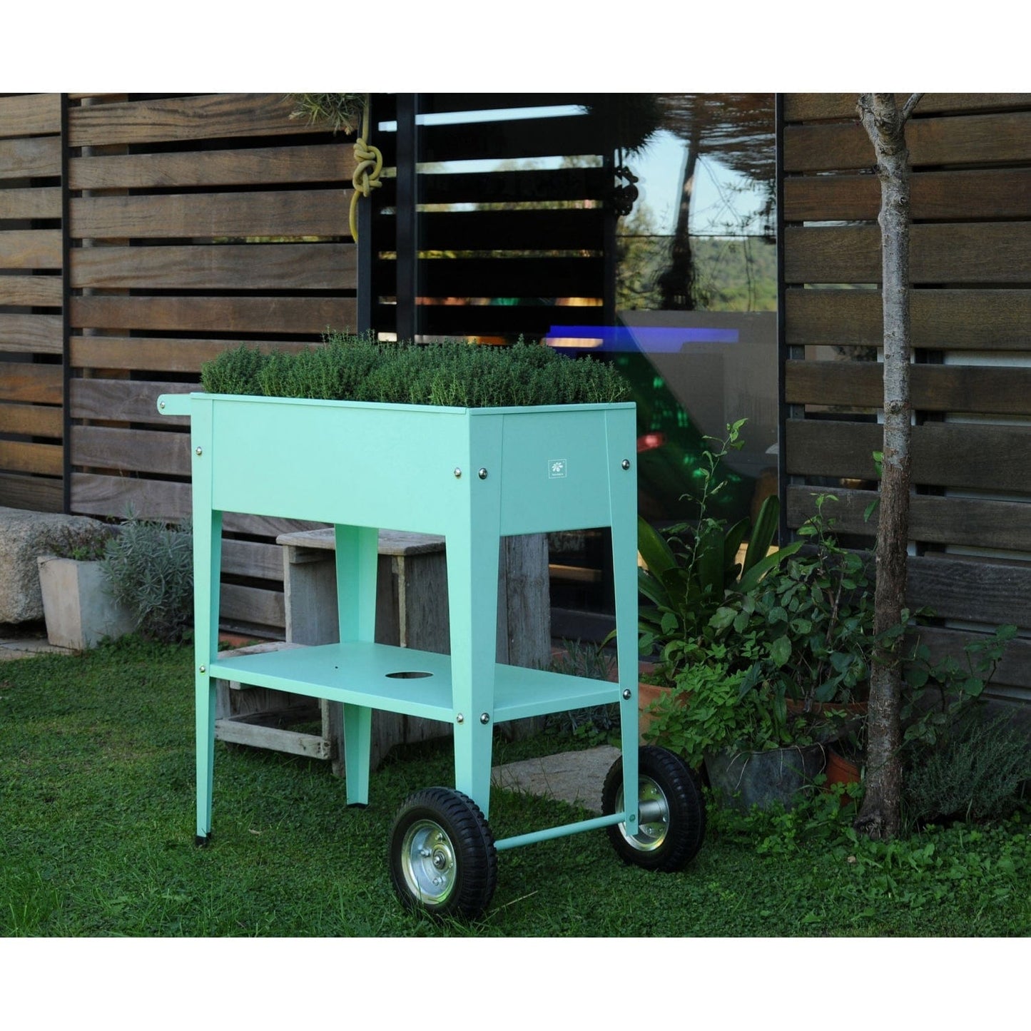 Palram - Canopia Planters Herstera Garden Trolley Mint HER1002