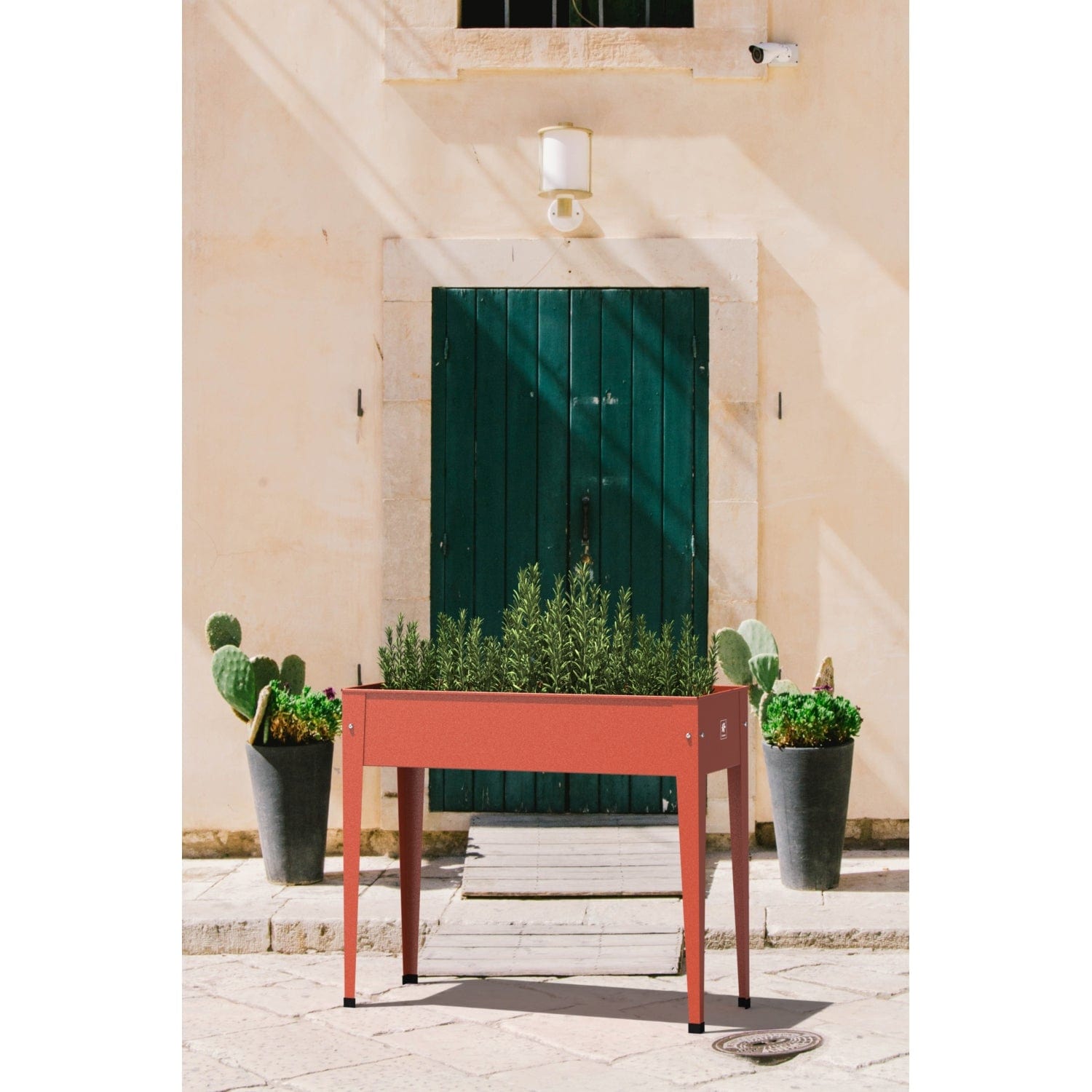 Palram - Canopia Planters Herstera Urban Raised Planter Red HER2004
