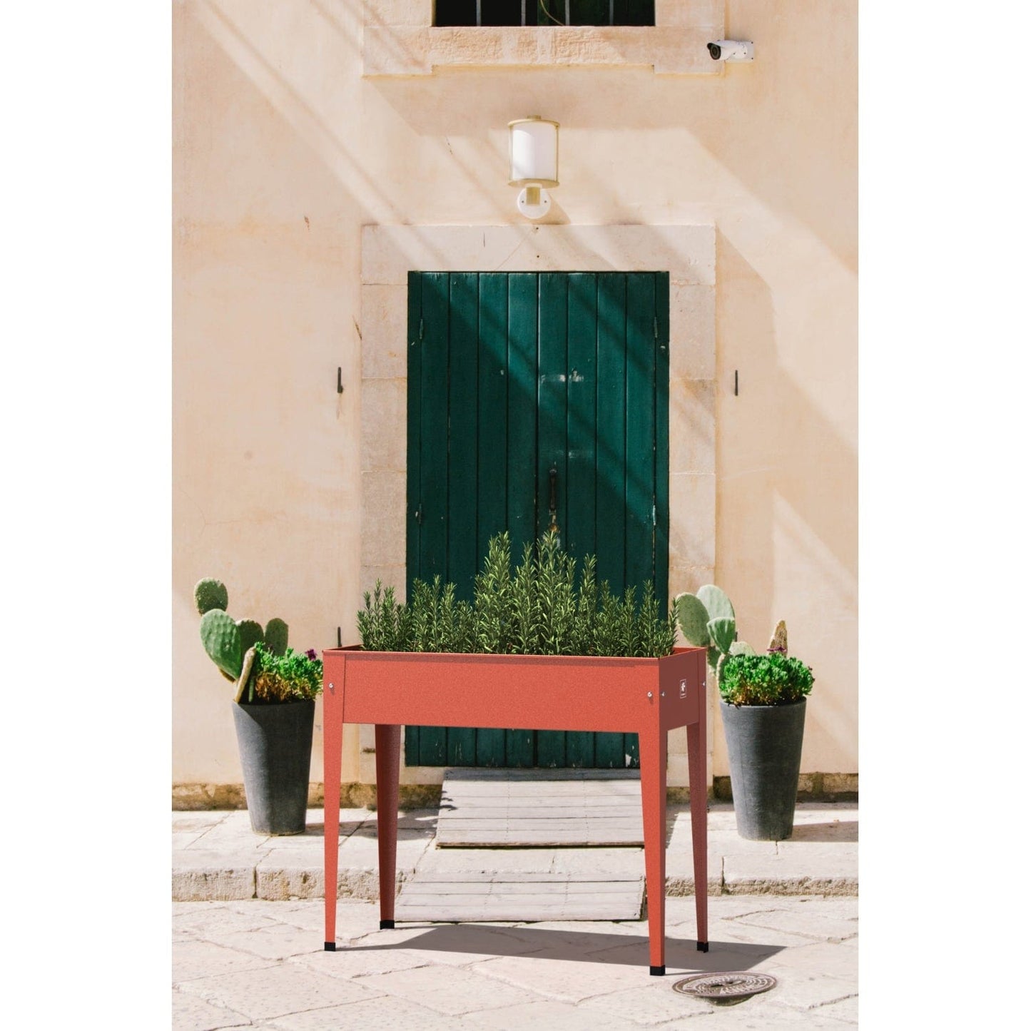 Palram - Canopia Planters Herstera Urban Raised Planter Red HER2004