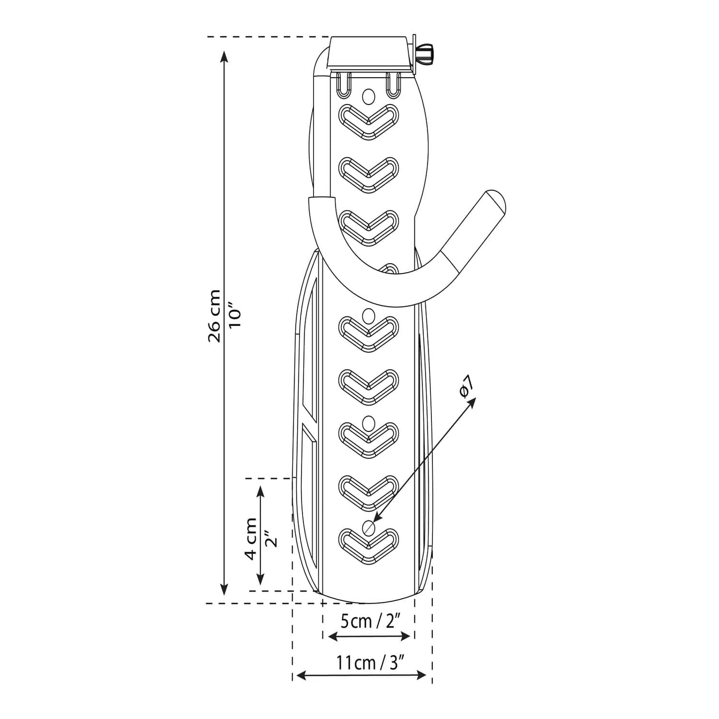 Palram - Canopia Shed Accessories Palram - Canopia | Utility Shed Bike Hook HG1086