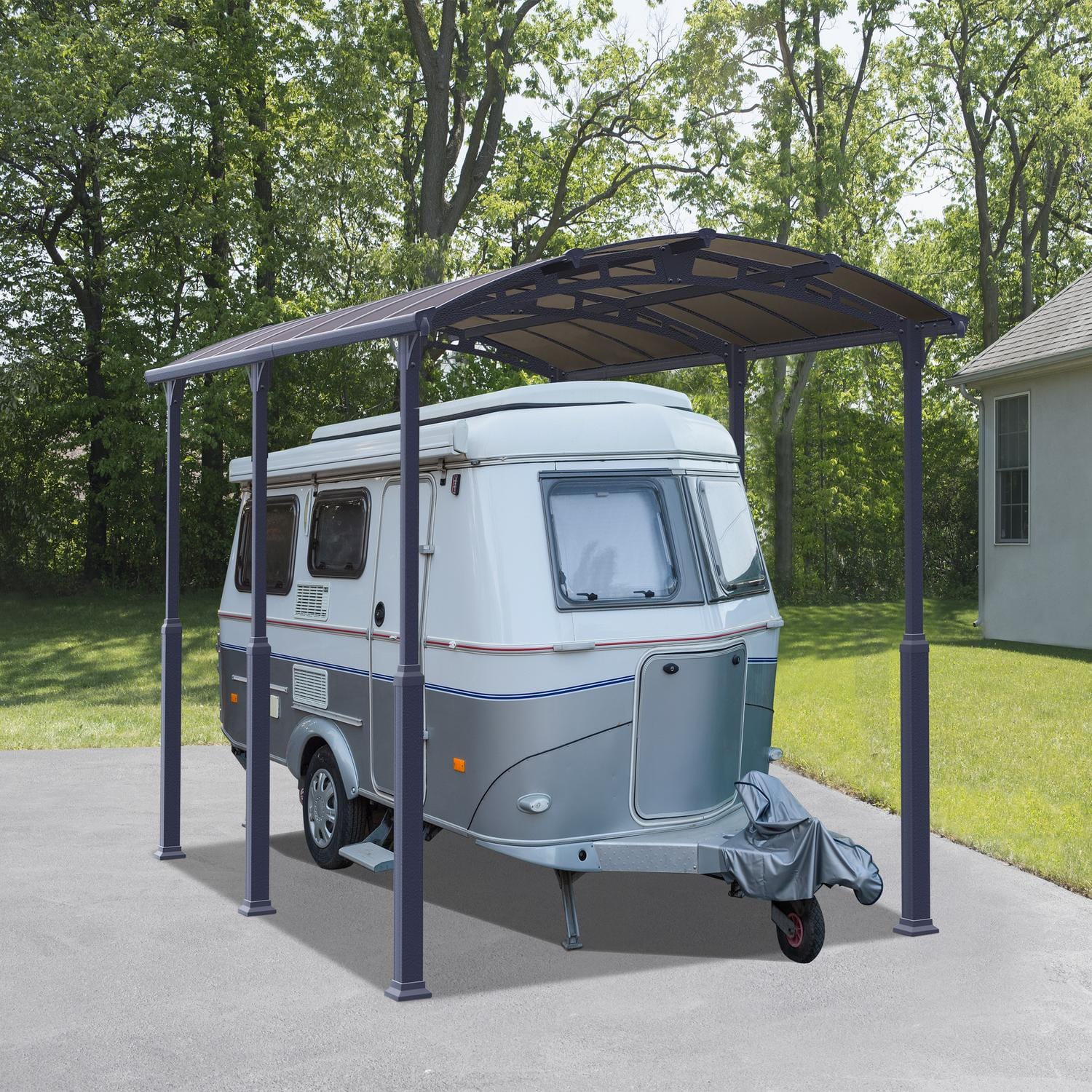 Palram - Canopia Sheds, Garages & Carports Palram - Canopia | Arcadia Alpine 12x16x11.5 Ft RV Carport HG9125