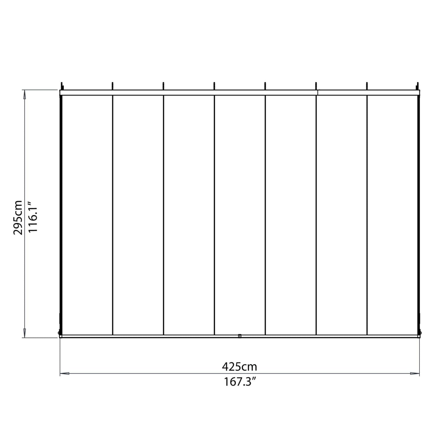 Palram - Canopia SanRemo White Patio Enclosure - mygreenhousestore.com