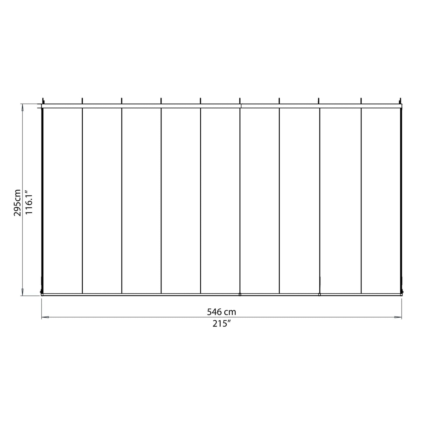Palram - Canopia SanRemo White Patio Enclosure - mygreenhousestore.com
