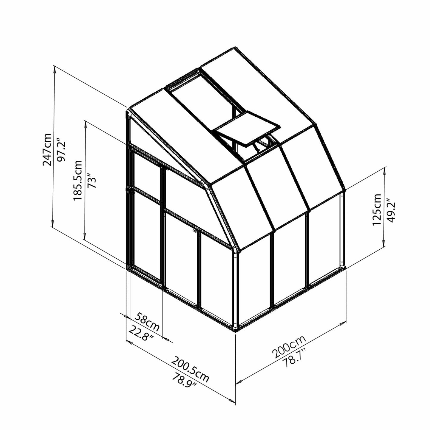 Palram - Canopia Sun Room Six - mygreenhousestore.com