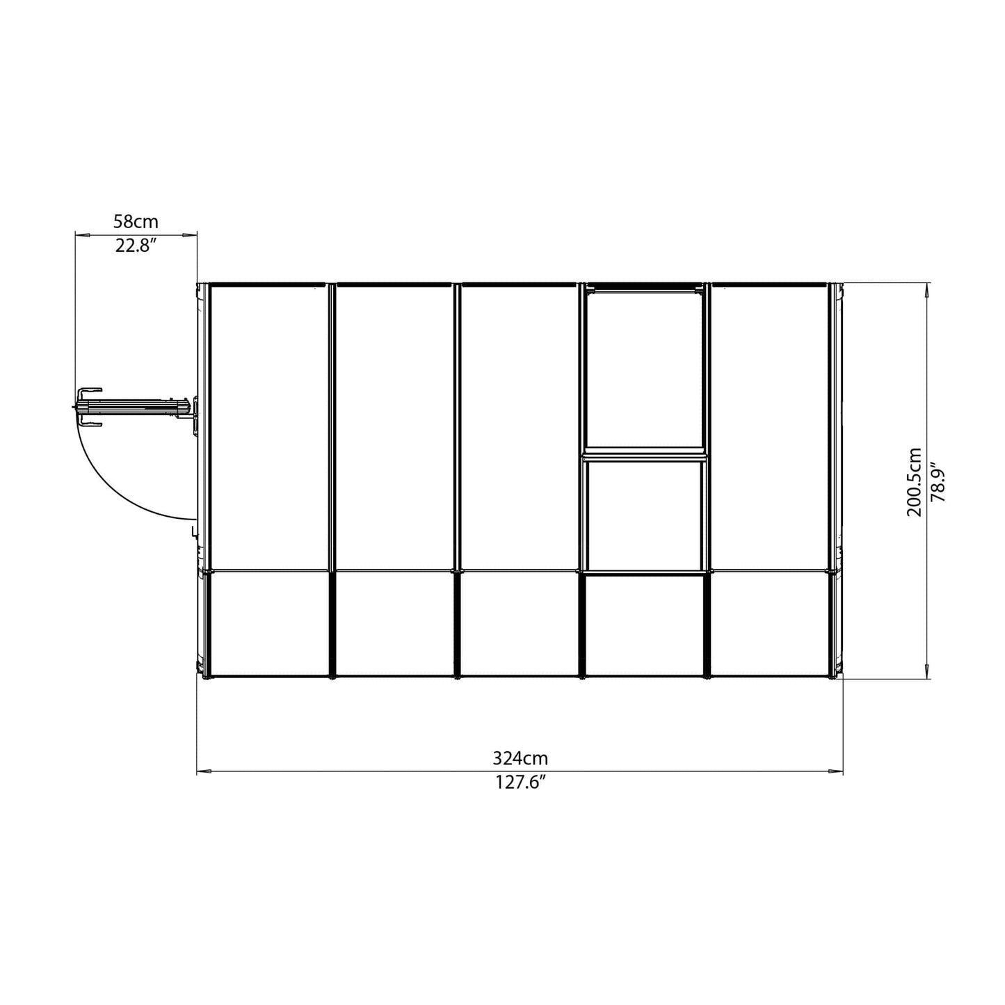 Palram - Canopia Sun Room Six - mygreenhousestore.com