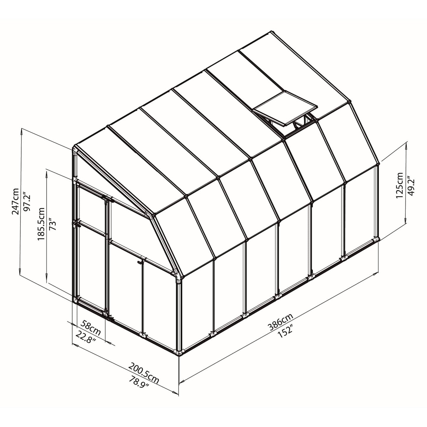 Palram - Canopia Sun Room Six - mygreenhousestore.com