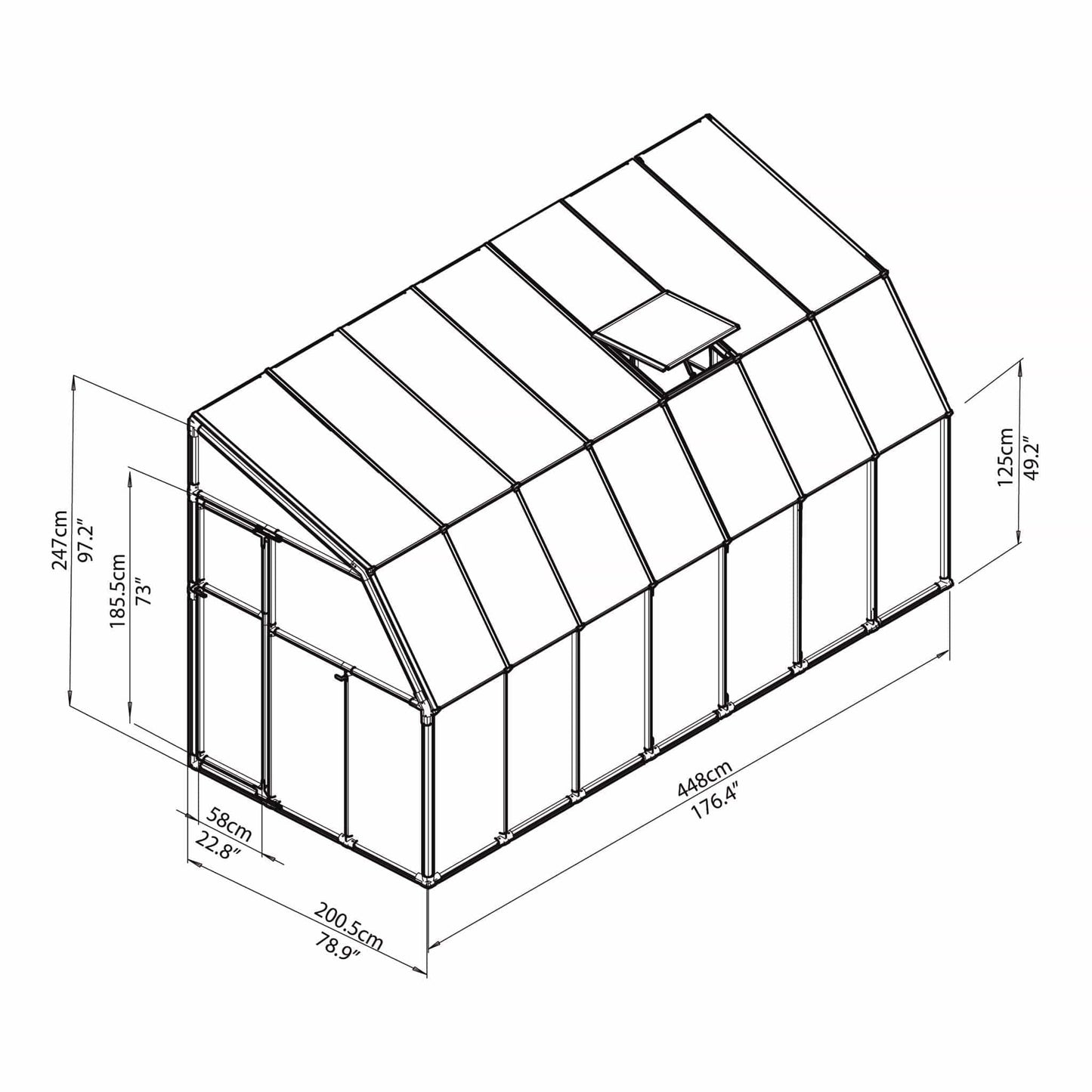 Palram - Canopia Sun Room Six - mygreenhousestore.com