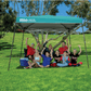 Quik Shade Pop-Up Canopies Quik Shade | Solo Steel 72 11 x 11 ft. Slant Leg Canopy - Turquoise 167535DS
