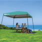 Quik Shade Pop-Up Canopies Quik Shade | Solo Steel 72 11 x 11 ft. Slant Leg Canopy - Turquoise 167535DS