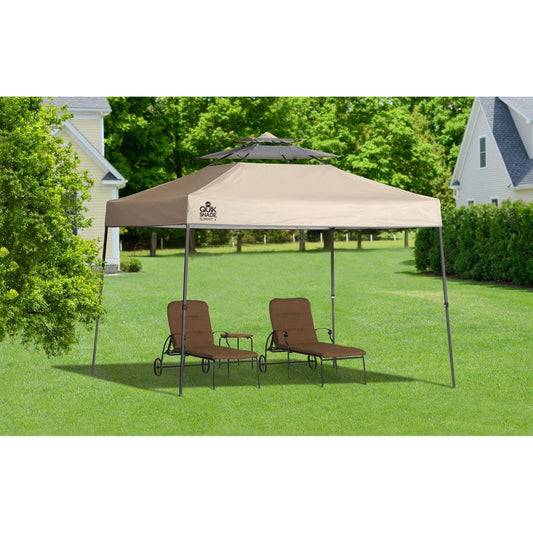 Quik Shade Pop Up Canopies Quik Shade | Summit SX100 10' X 10' Straight Leg Canopy - Taupe 157414DS